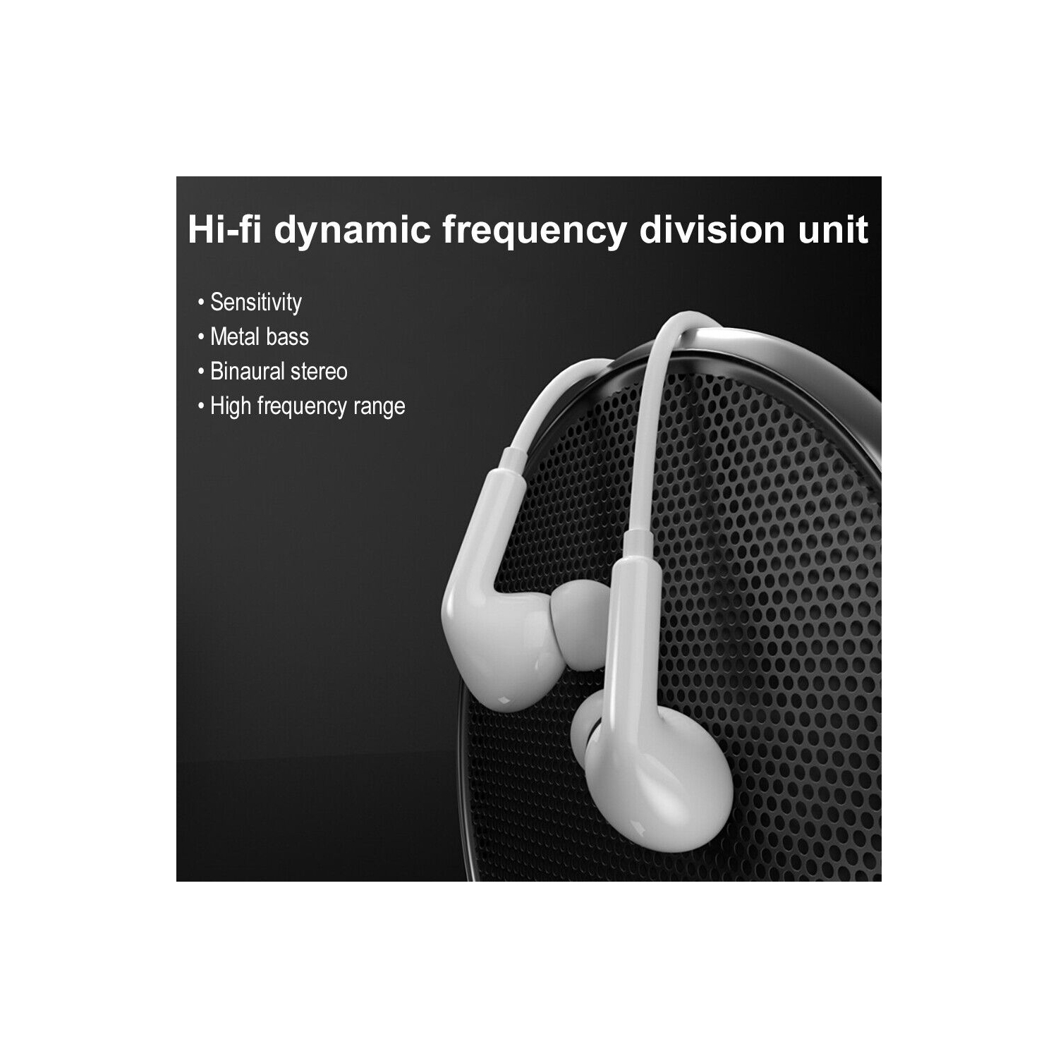 Noise Isolating 3.5MM Stereo Earbuds for iPhone 5 6, iPad Air 1 2 3, iPod Touch