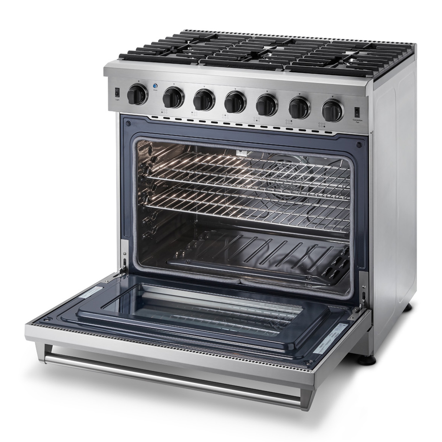 Thor Kitchen – cuisinière au gaz de 36 po en acier inoxydable-LRG3601U