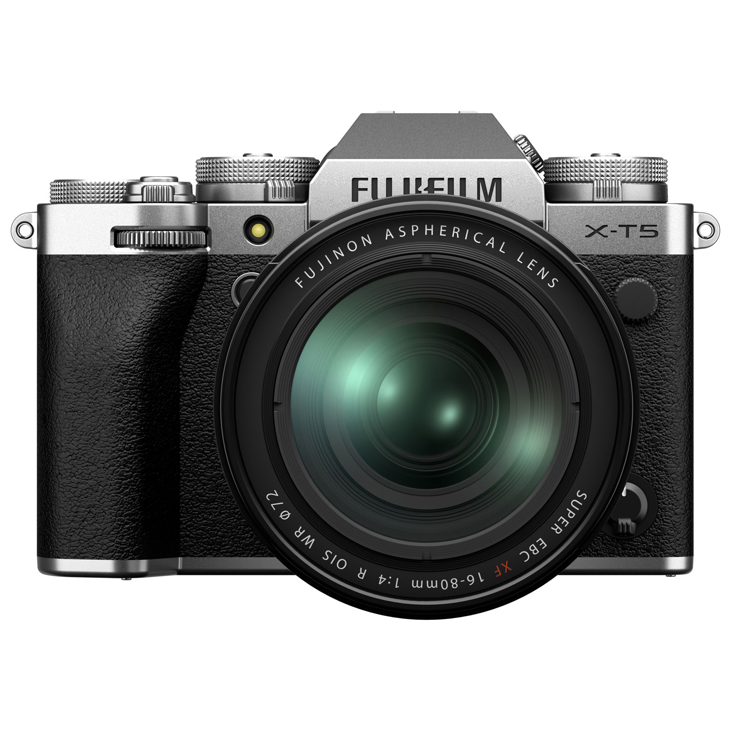 Fujifilm X-T5 Mirrorless Camera with XF 16-80 mm f/4 R OIS WR Lens Kit - Silver