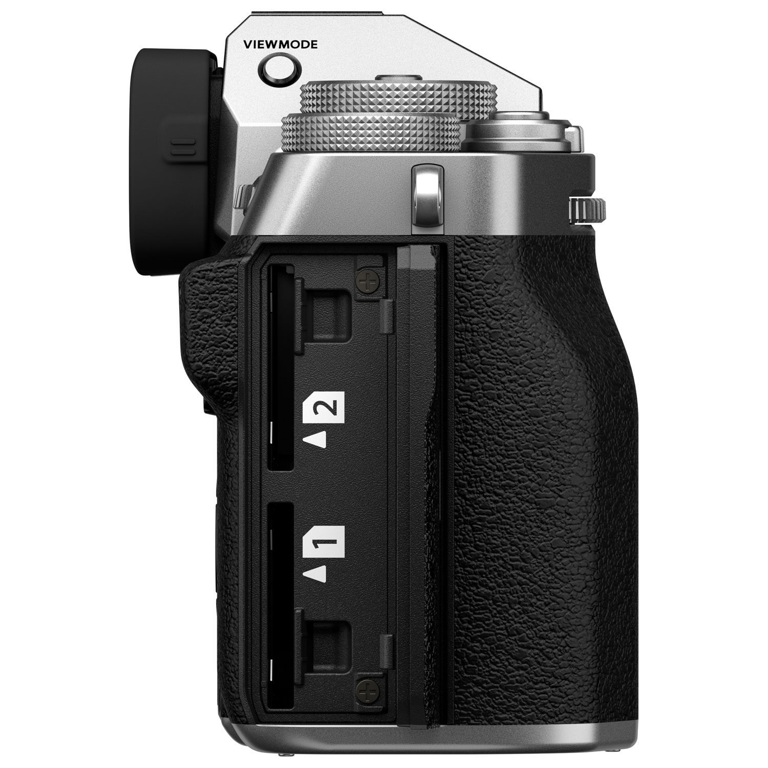 Appareil photo sans miroir X-T5 de Fujifilm à objectif XF 16-80 mm f/4 R OIS WR - Argenté