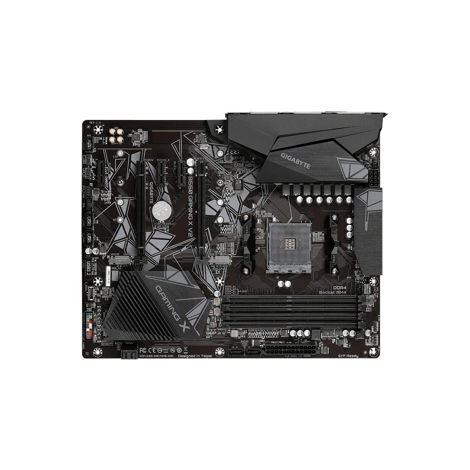 Gigabyte B550 GAMING X V2 Ultra Durable B550 GAMING X V2 Desktop Motherboard (B550 GAMING X V2)