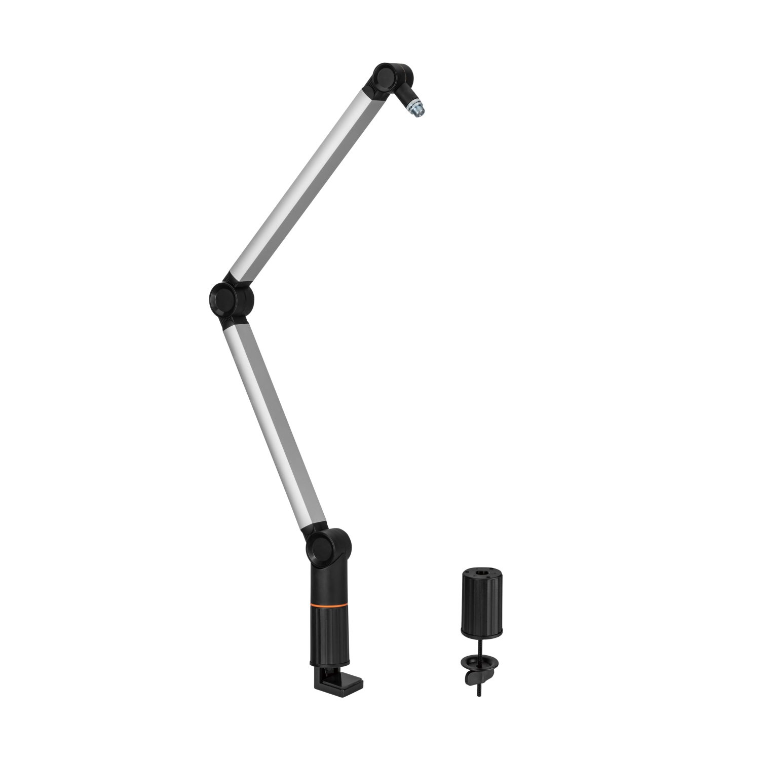 360º Rotatable Desk Mounted Professional Microphone Boom Stand , Gaming Live Streaming Arm Stand Spring-Assisted Desk Included 3/8” to 5/8” adapter