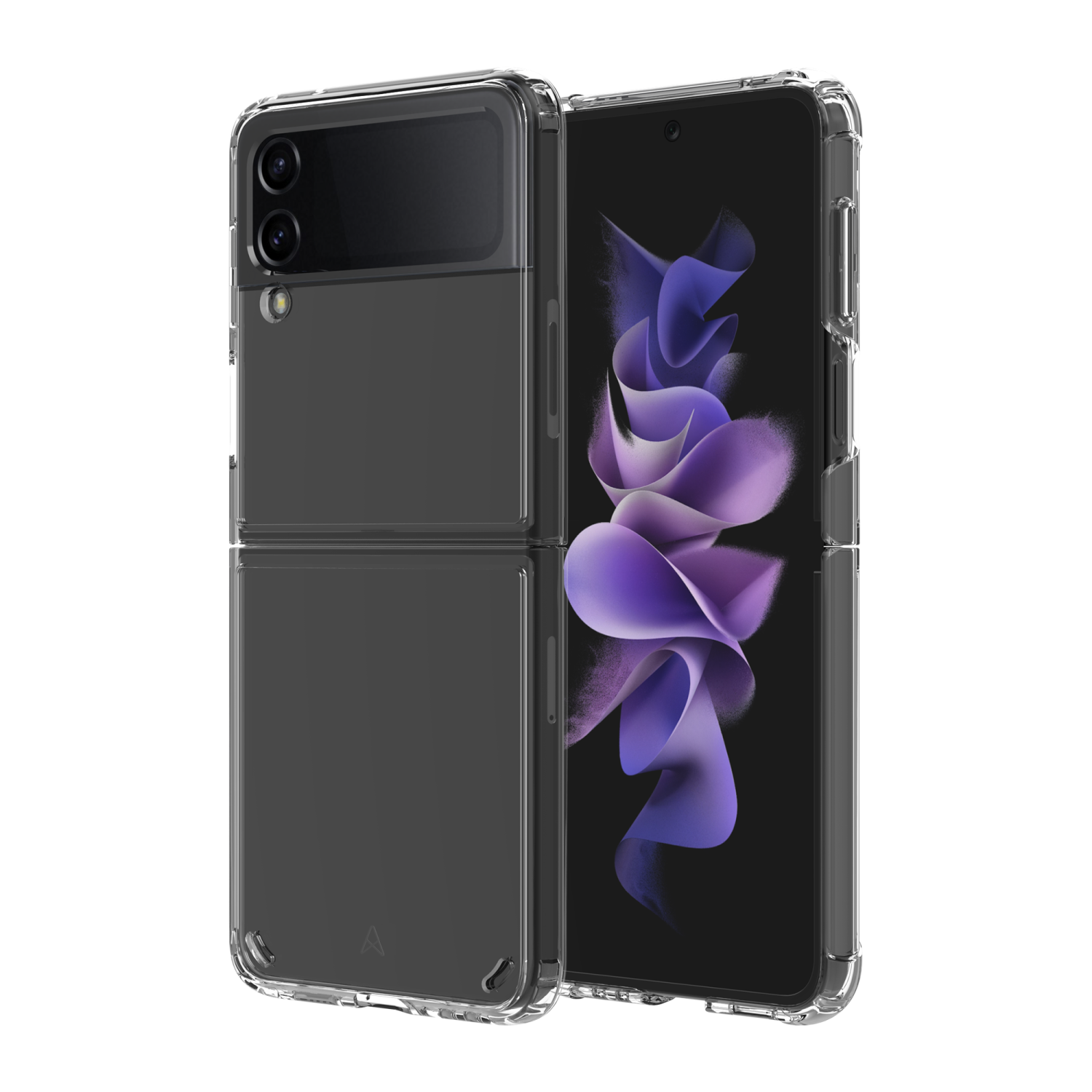 AXS – Étui ULTRA TRANSPARENT testé contre les chutes pour le Galaxy Z Flip 3 de Samsung