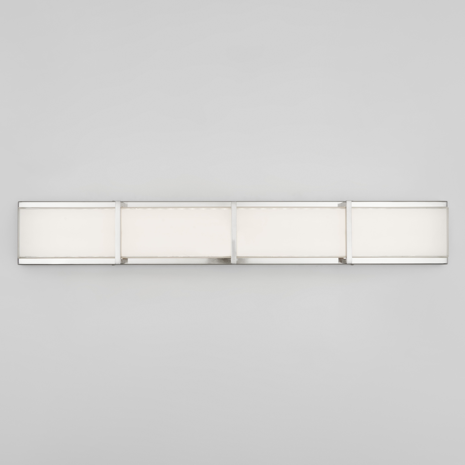 Subway Modern Vanity Light, Brushed Nickel