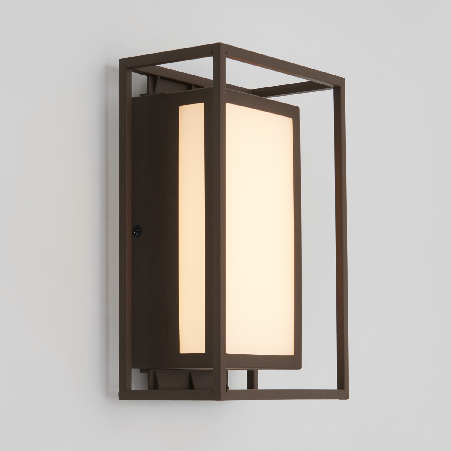 Ghost Modern Outdoor Wall Light, Bronze