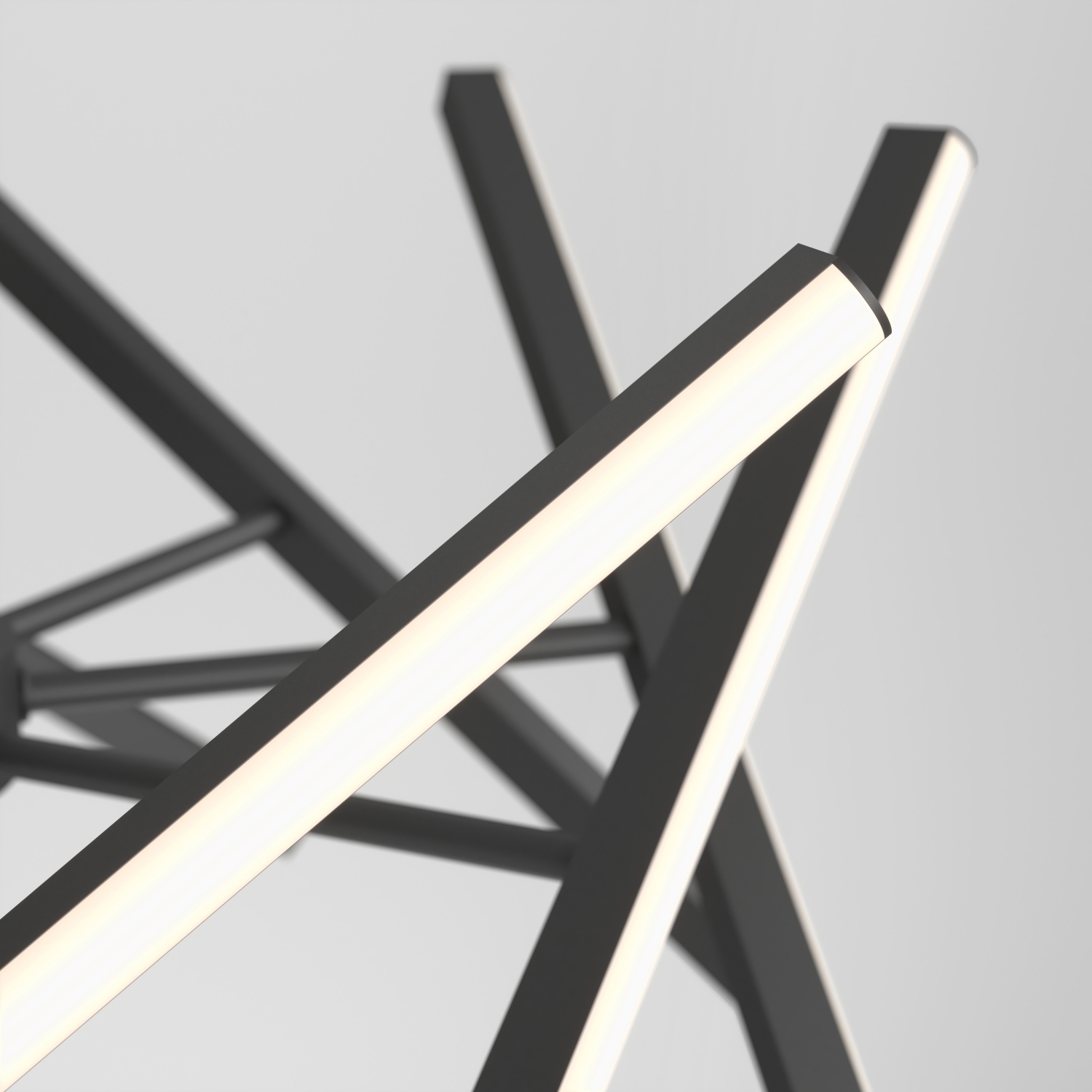 Luminaire suspendu moderne Malibu, noir