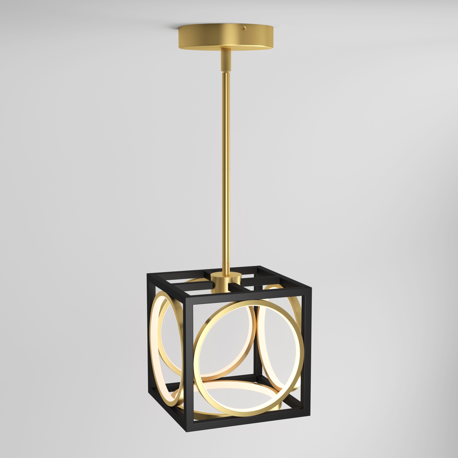 Lustre moderne Astoria, noir et or