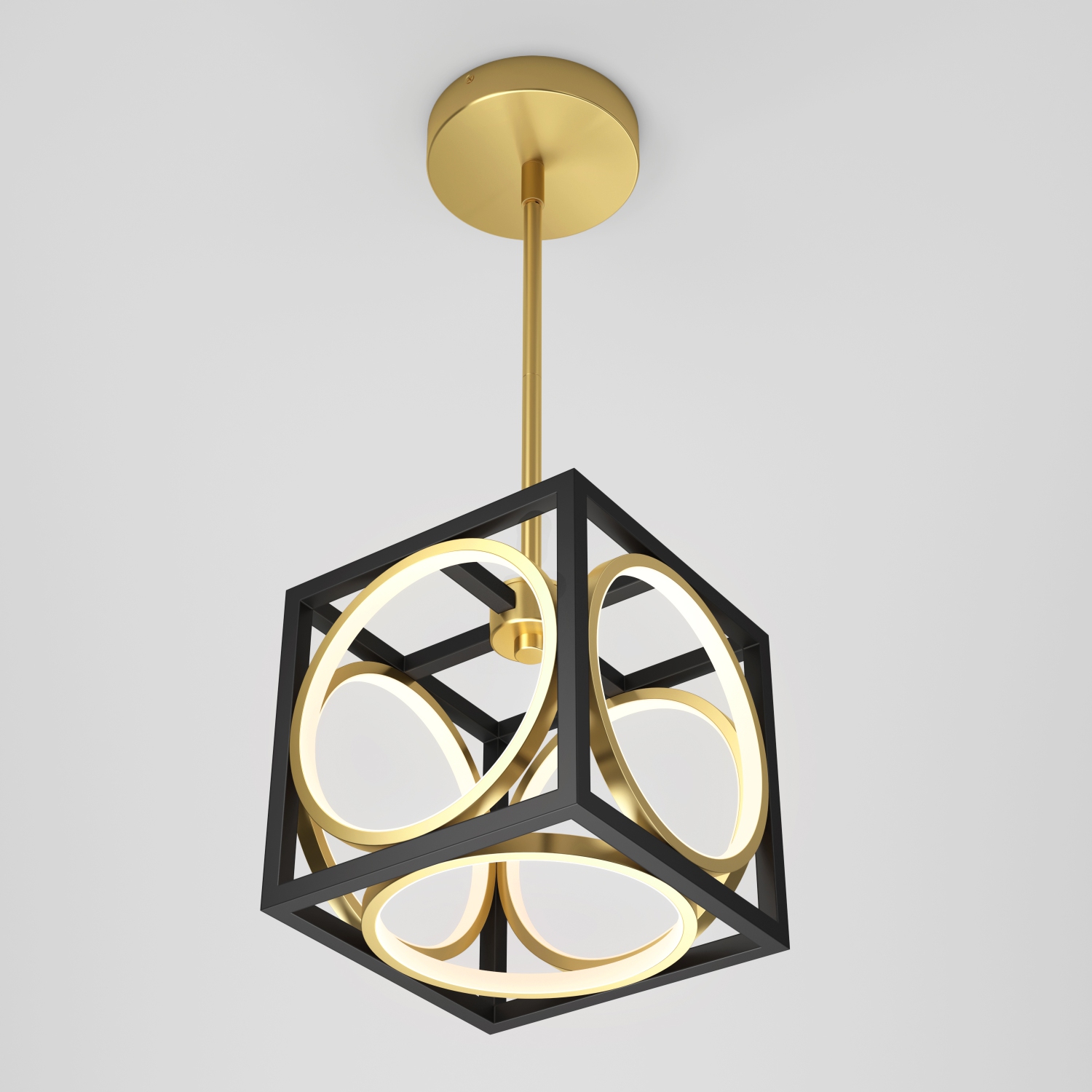 Lustre moderne Astoria, noir et or