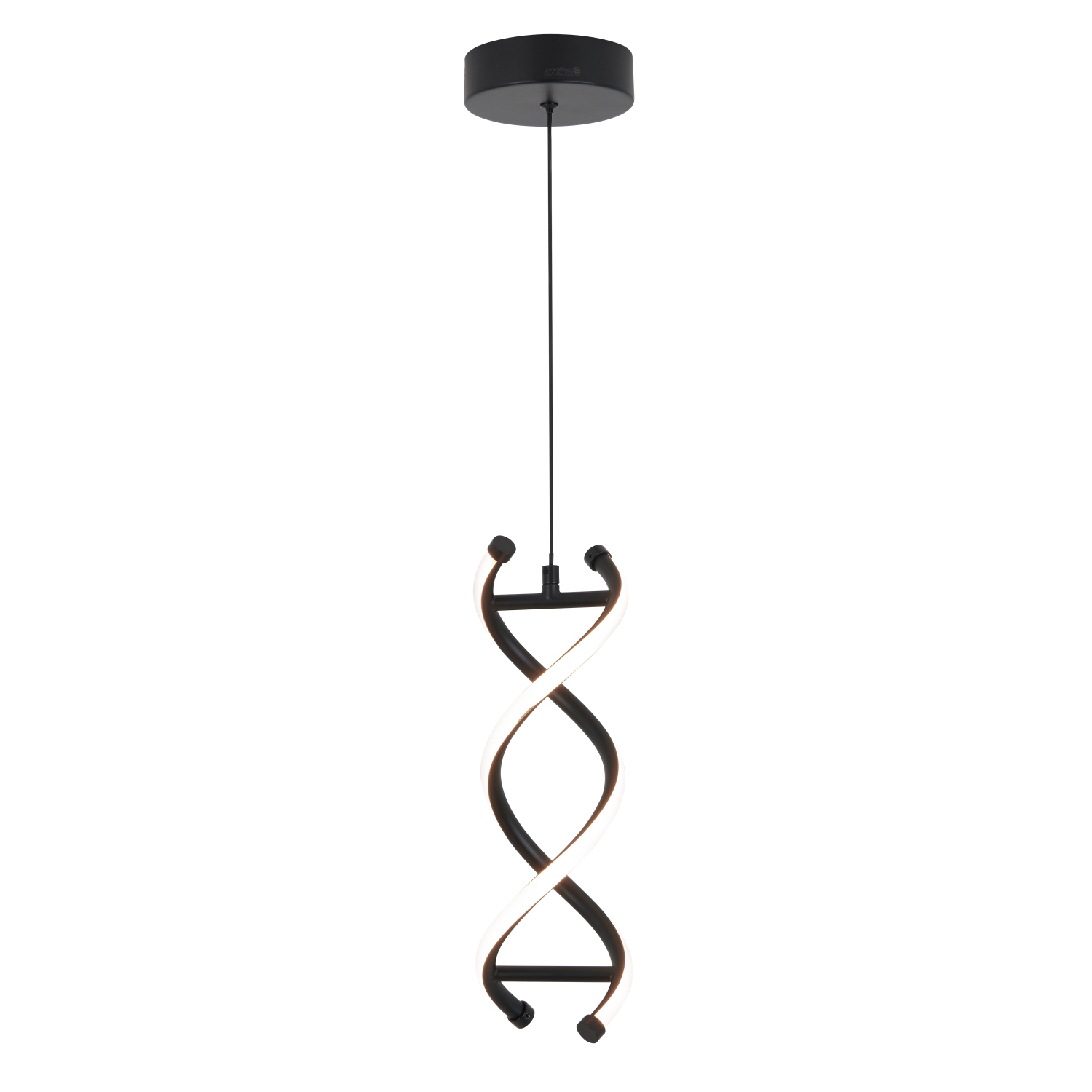 DNA Modern Pendant Light Fixture, Black