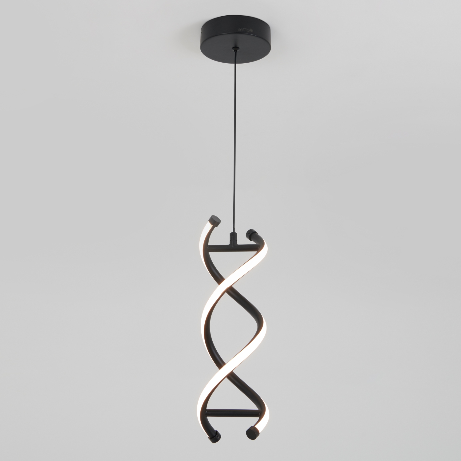 DNA Modern Pendant Light Fixture, Black