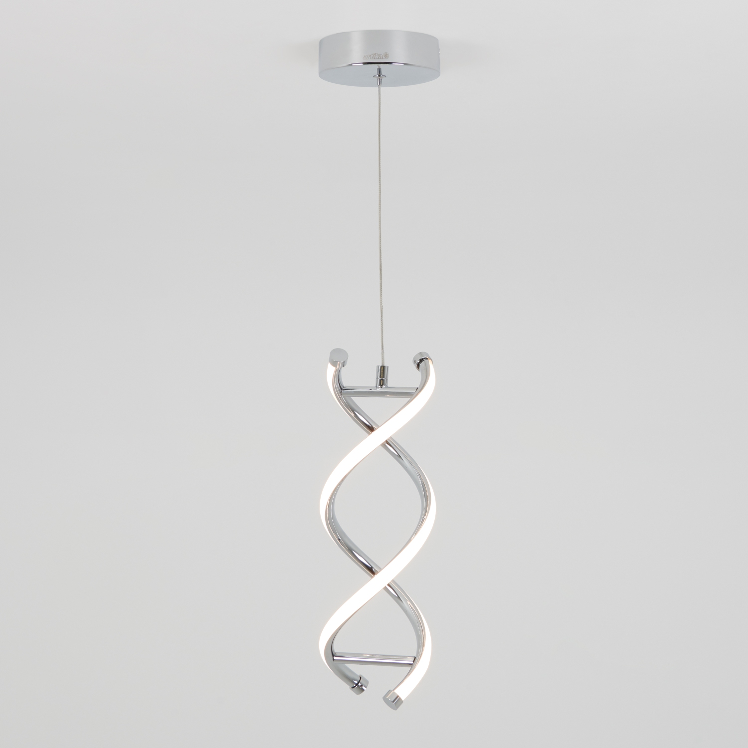 Luminaire suspendu moderne DNA, chrome