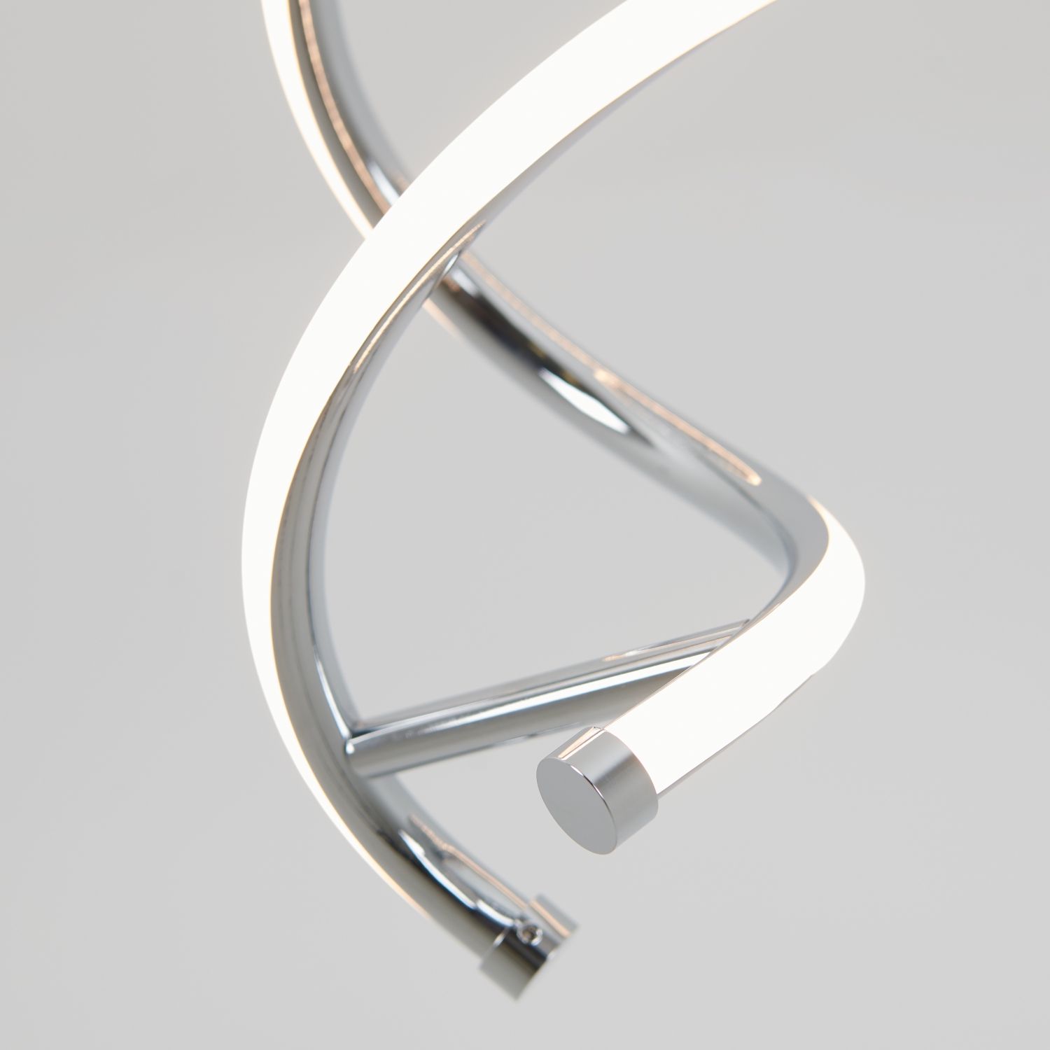 Luminaire suspendu moderne DNA, chrome