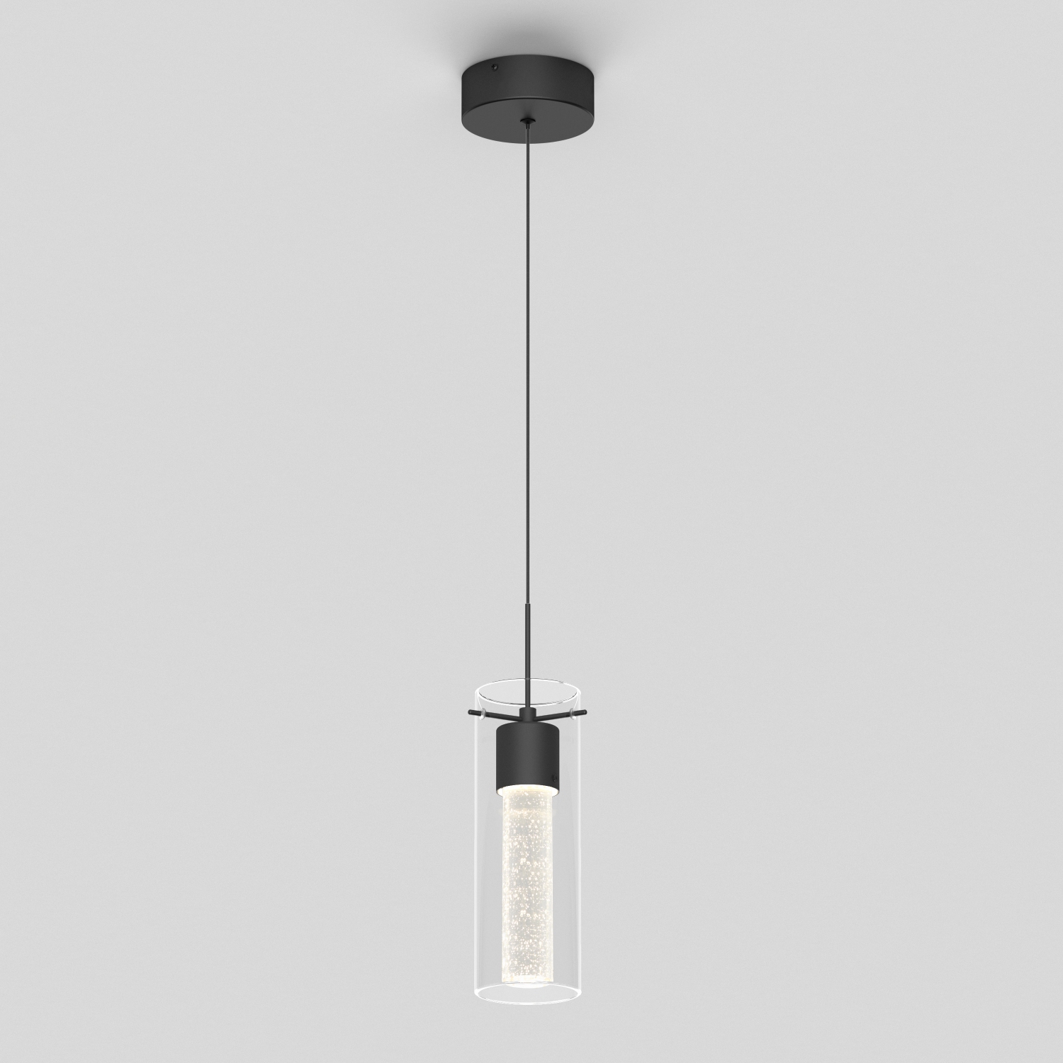 Luminaire suspendu moderne Essence, noir