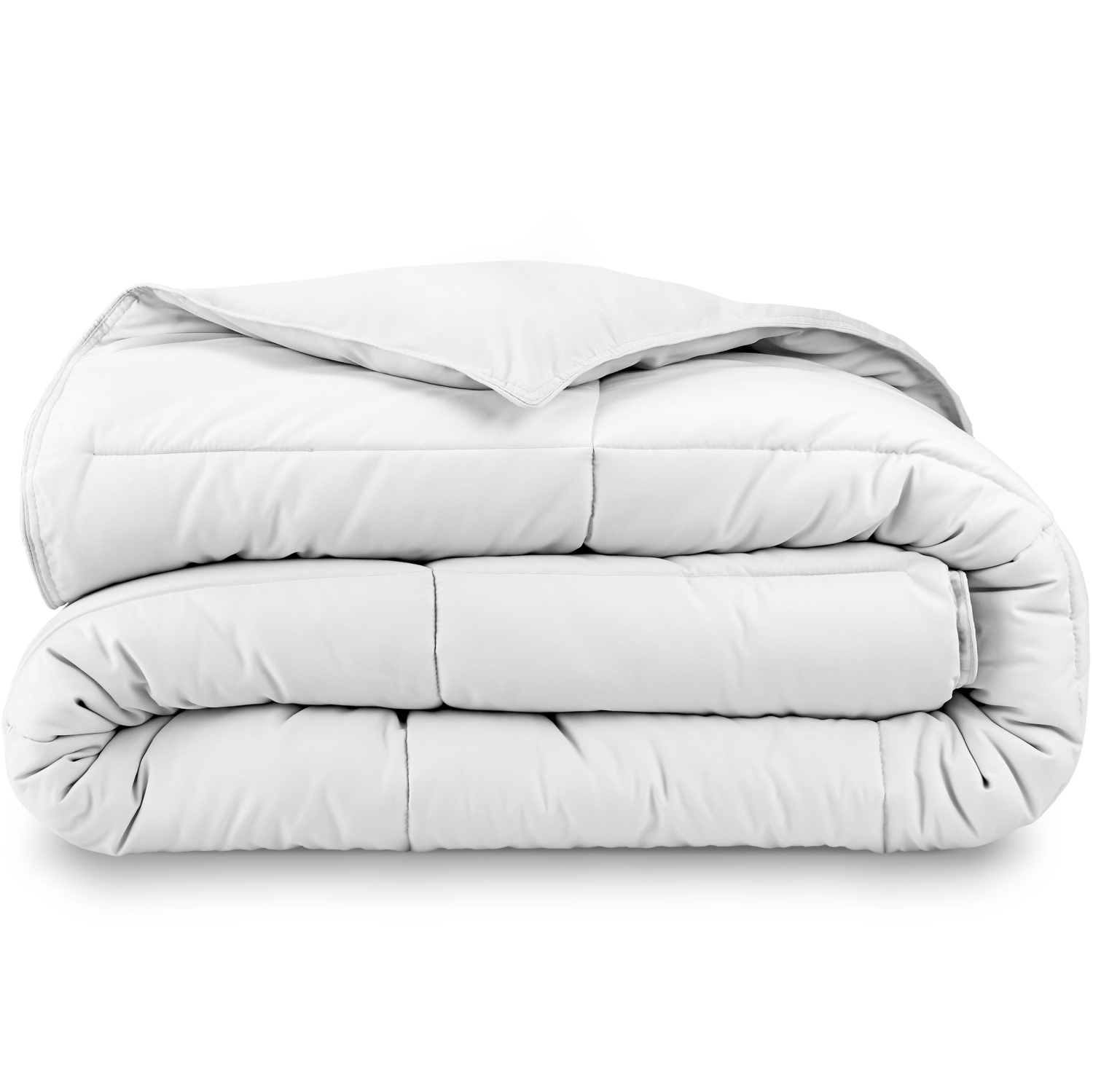Duvet Insert - Premium Box-Stitched All Season Down Alternative Comforter, White - Twin/Twin XL