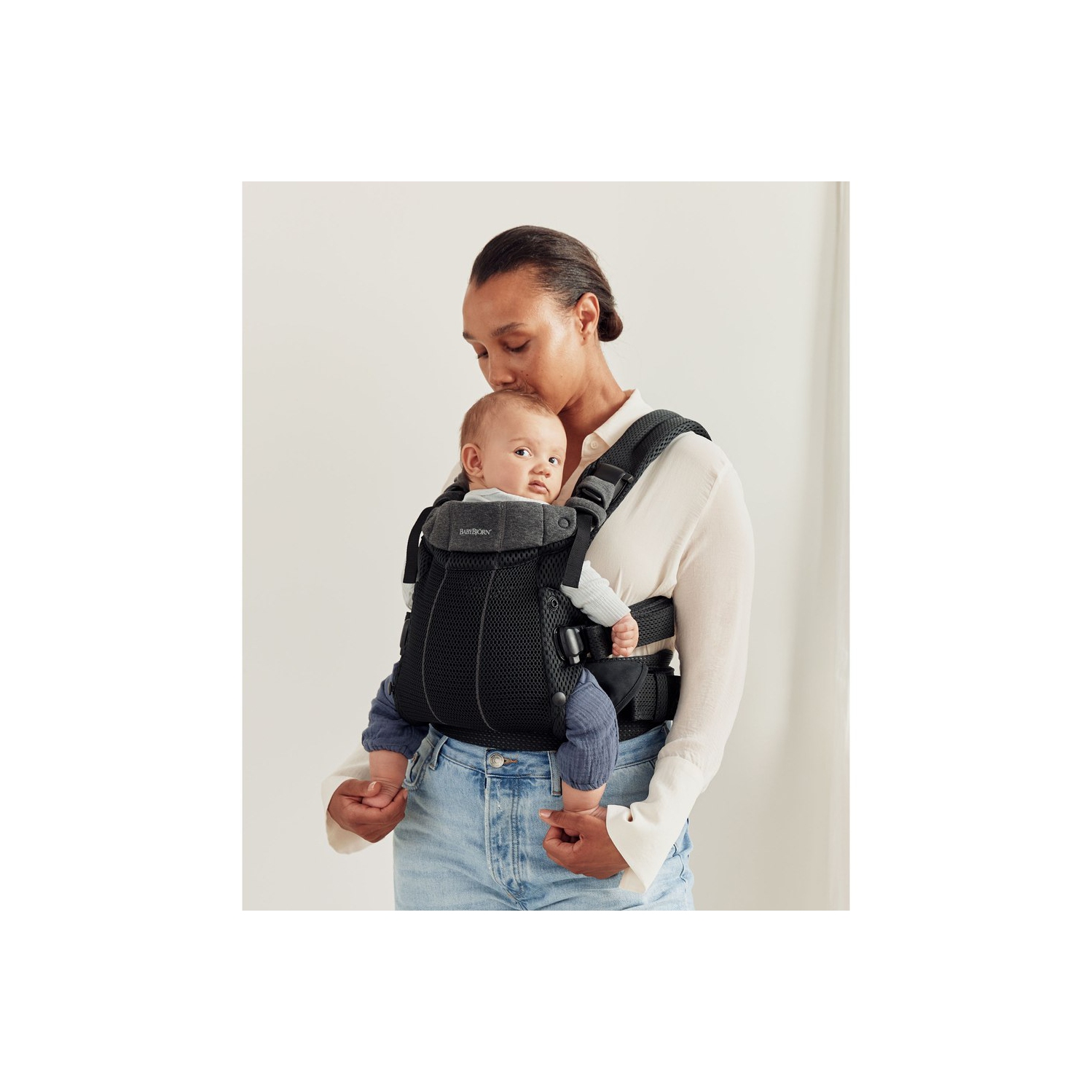 Porte-b&eacute;b&eacute; Harmony de BabyBjorn - 3D Maille, Noir