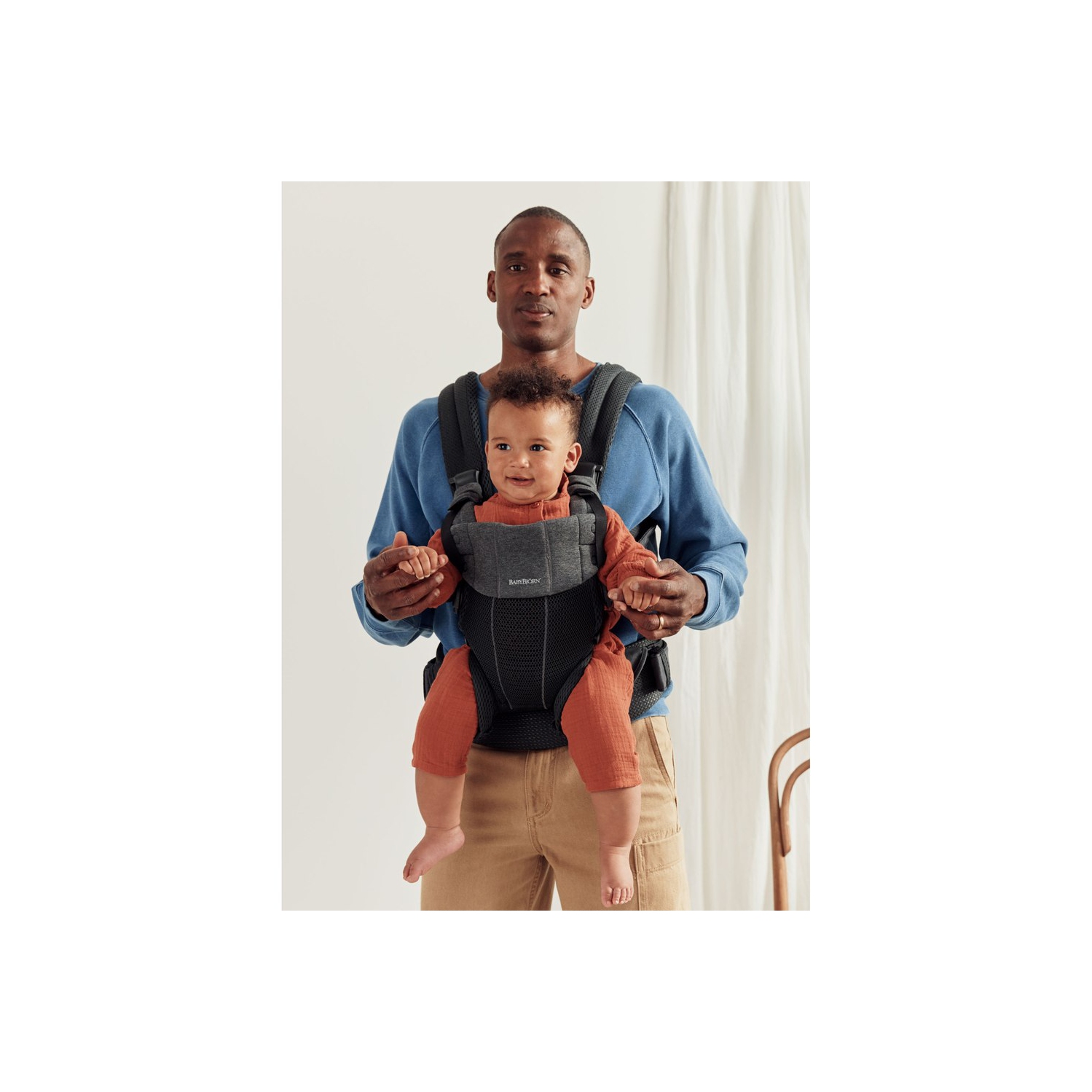 Porte-b&eacute;b&eacute; Harmony de BabyBjorn - 3D Maille, Noir