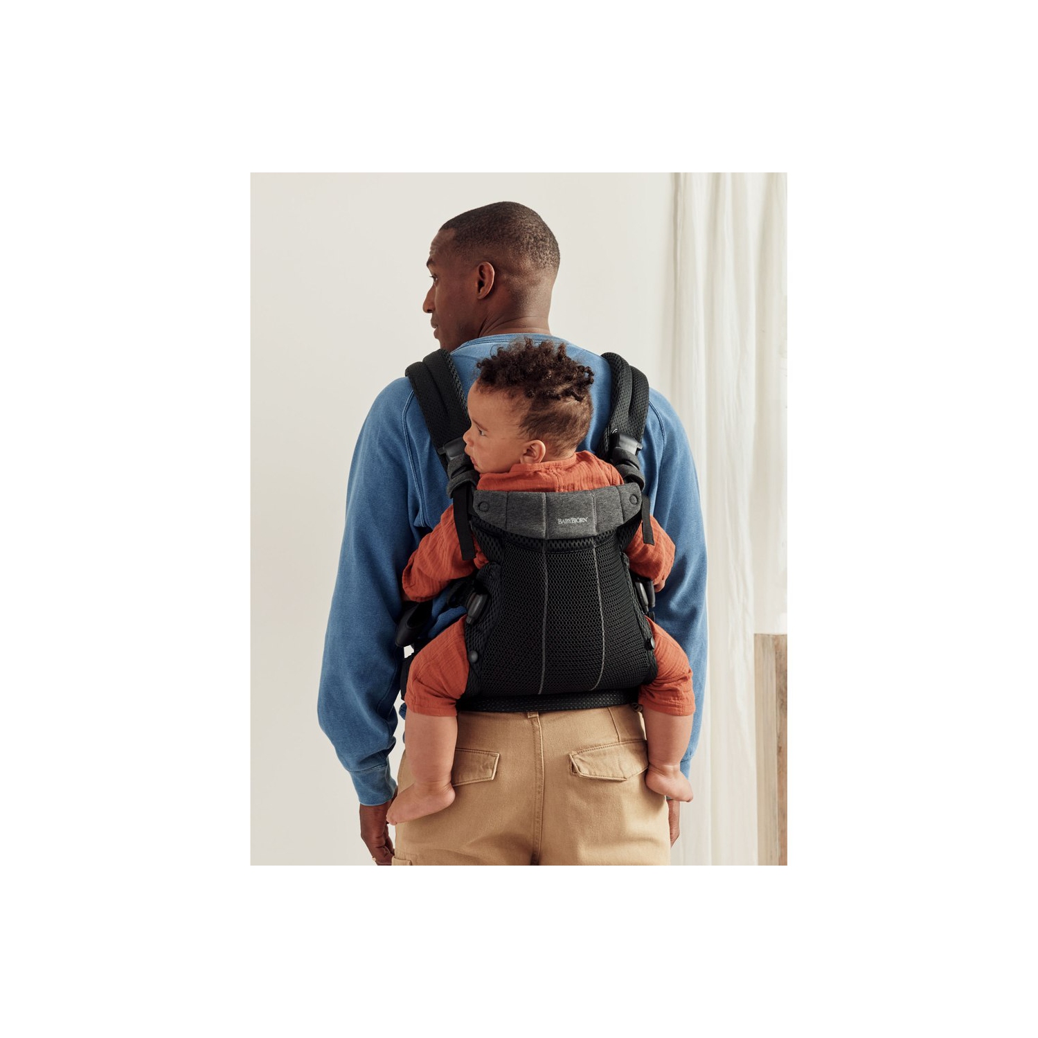 Porte-b&eacute;b&eacute; Harmony de BabyBjorn - 3D Maille, Noir