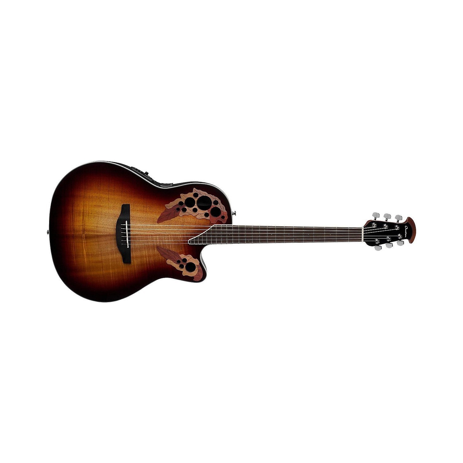 Remis à neuf - Guitare électroacoustique superficielle Celebrity Elite Plus d'Ovation - Dark Burst
