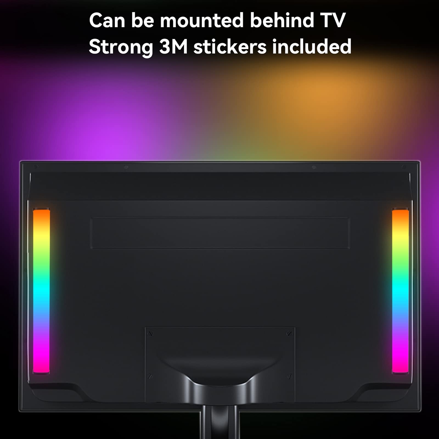 Cadrim Smart LED Light Bar, TV LED Backlight, RGB Ambiance Light Bars, Bluetooth Monitor Lights with APP Control, TV Ambient