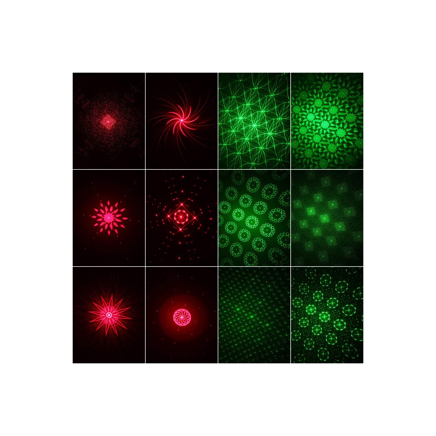 Lumières laser?CHINLY mise à niveau lumières de fête projecteur DEL RVB Stage Rotating Lights Stroboscope Disco Stage lumières disco éclairage