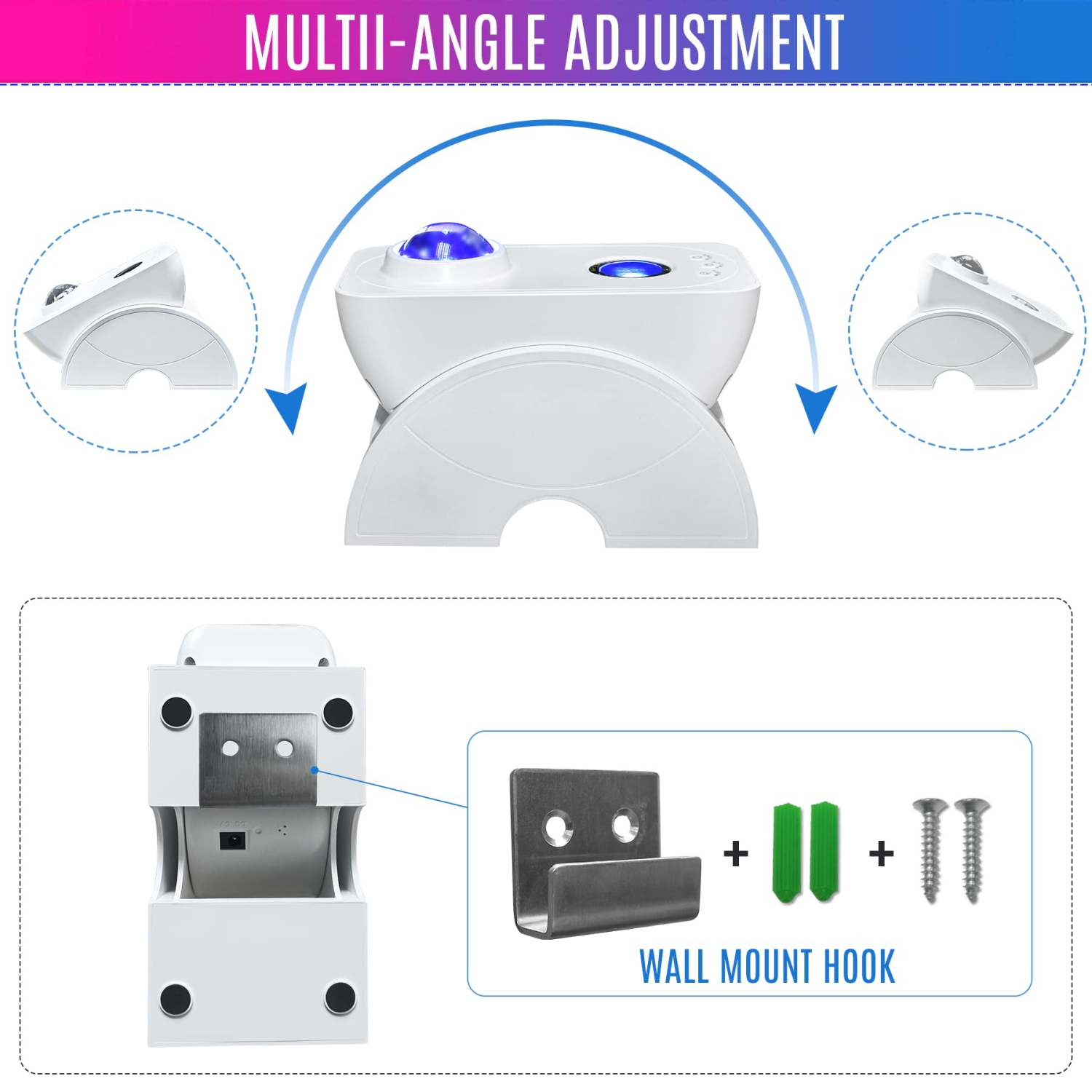 NUNET Galaxy Projector for Bedroom App & Voice Controlled Works w. Alexa,Star Projector Galaxy Light Music Sync,Auto Timer N