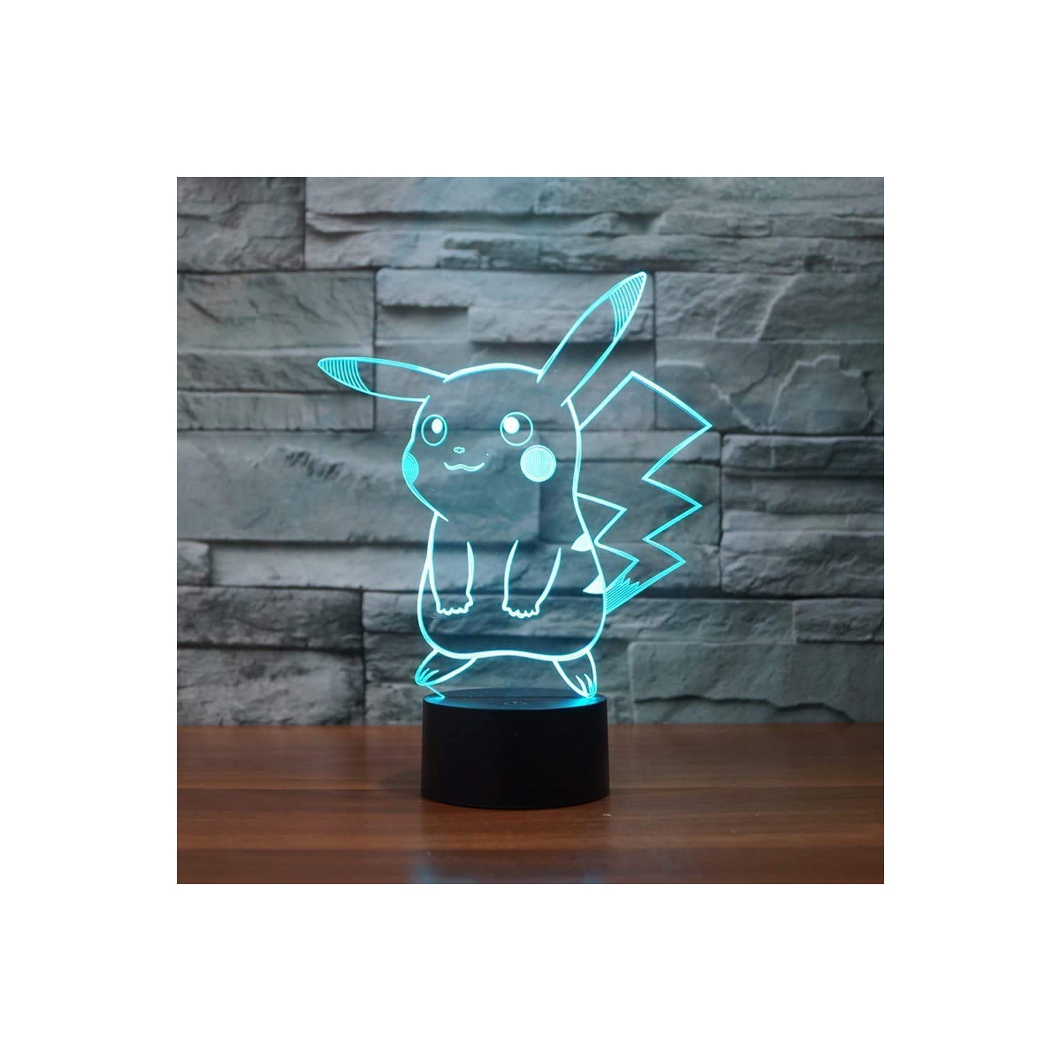 3D LED Night Light, 3D Optical Illusion Visual Lamp 7 Colors Touch Table Desk Lamp