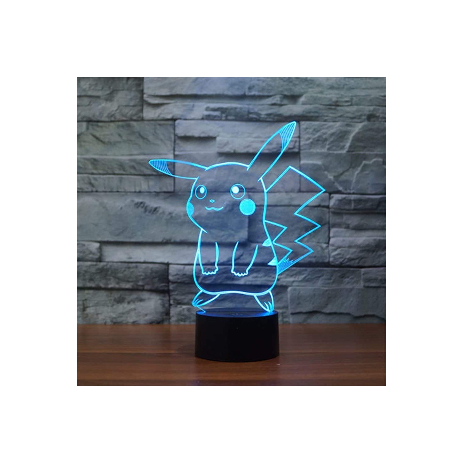 3D LED Night Light, 3D Optical Illusion Visual Lamp 7 Colors Touch Table Desk Lamp