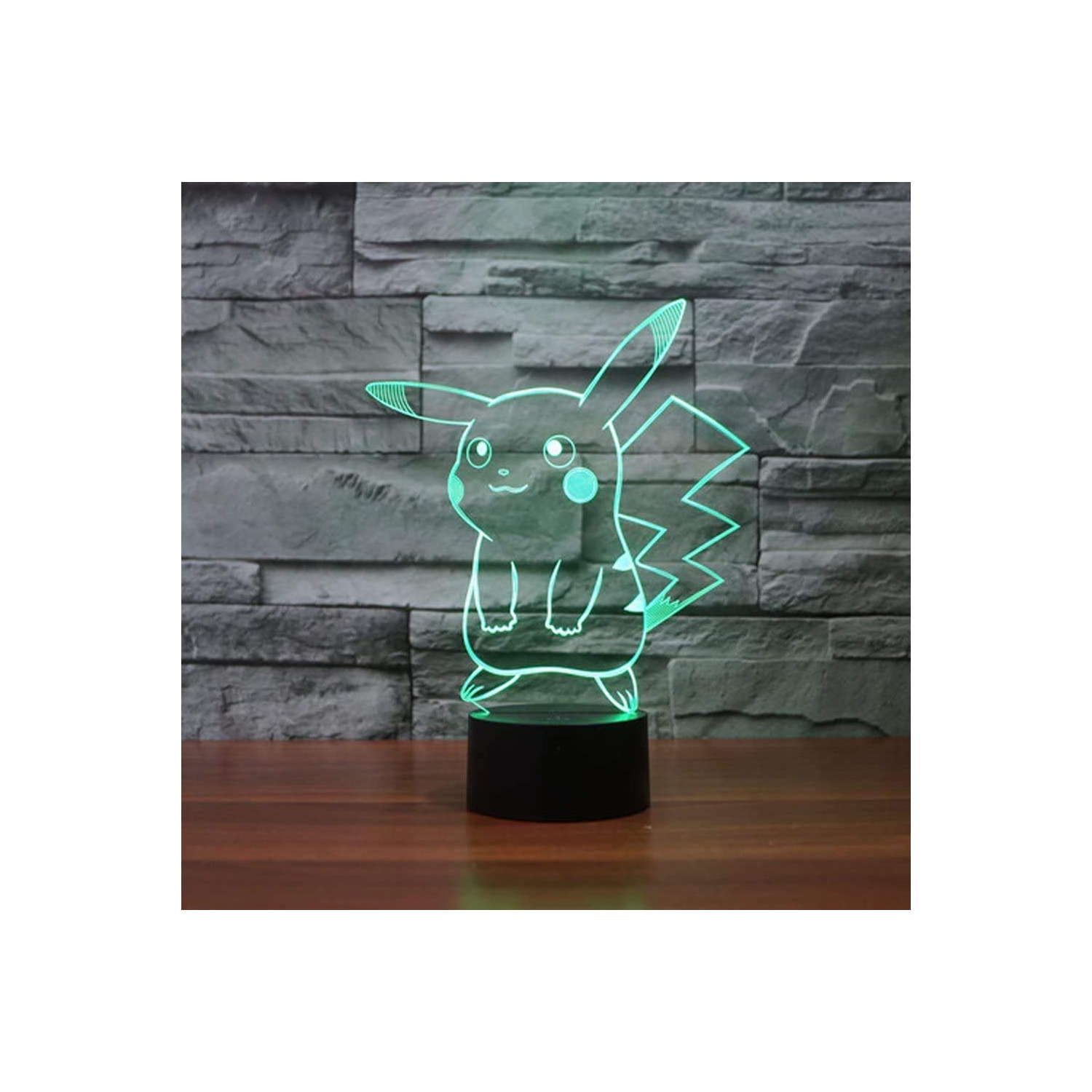 3D LED Night Light, 3D Optical Illusion Visual Lamp 7 Colors Touch Table Desk Lamp