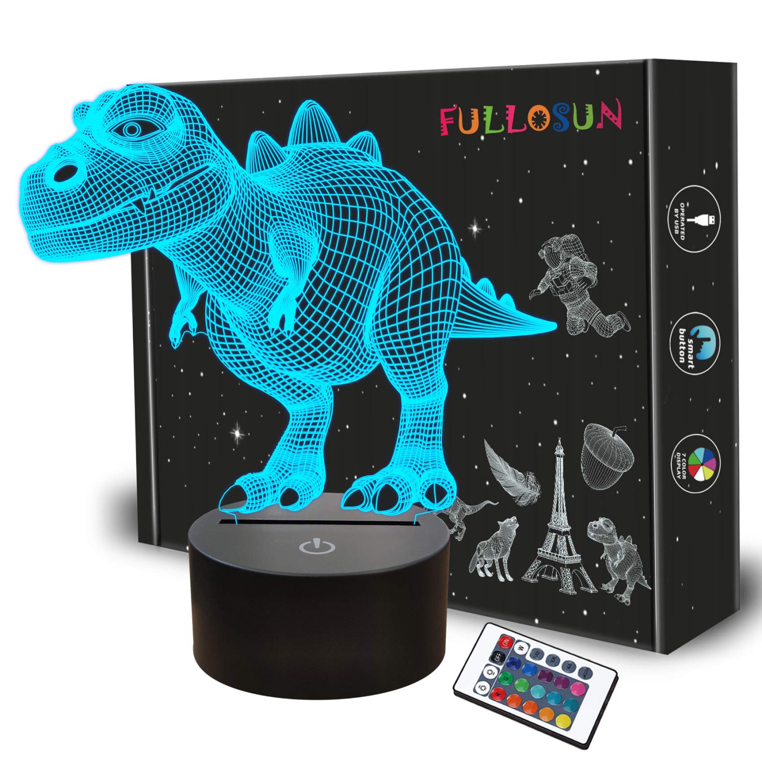 zokea night light dinosaur