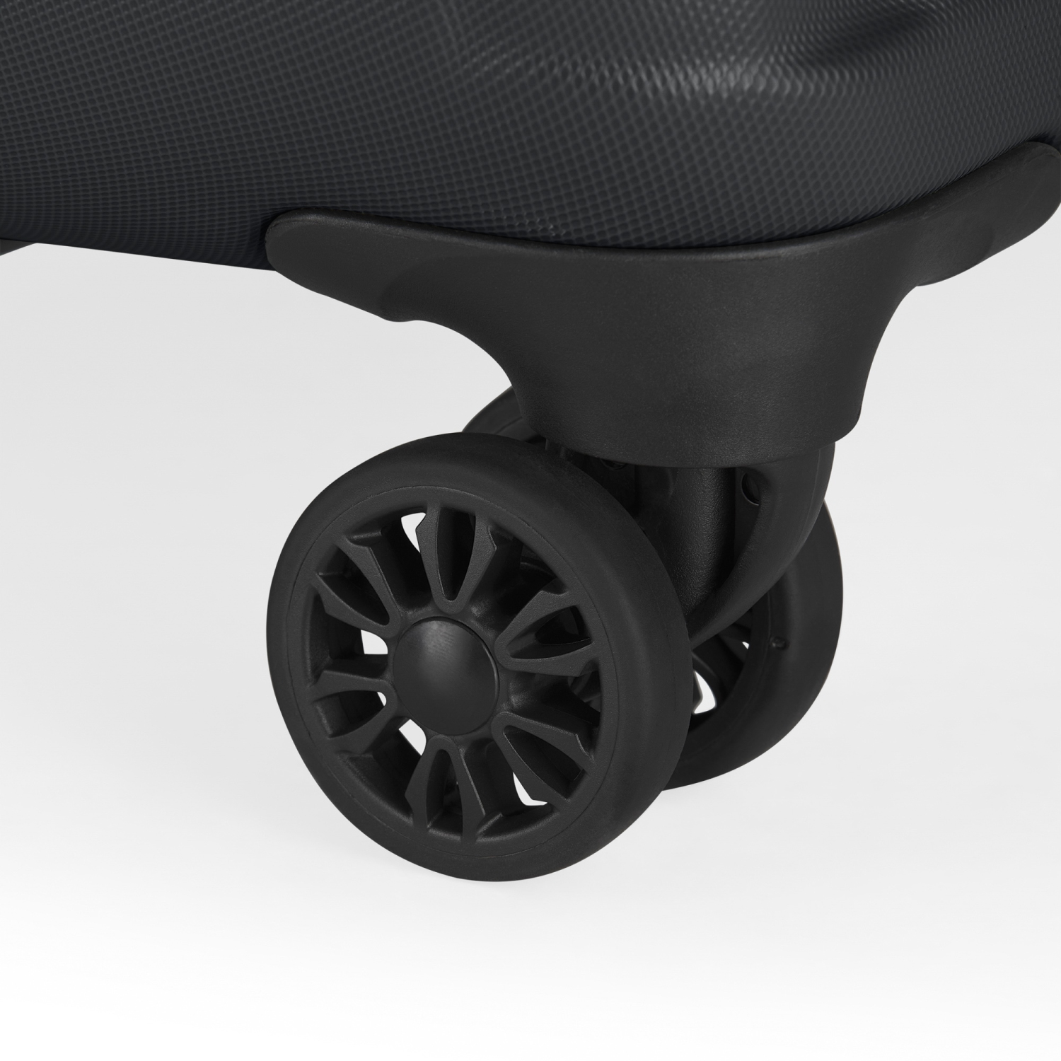 Bagage de cabine rigide classique à roulettes pivotantes de Bugatti - Noir