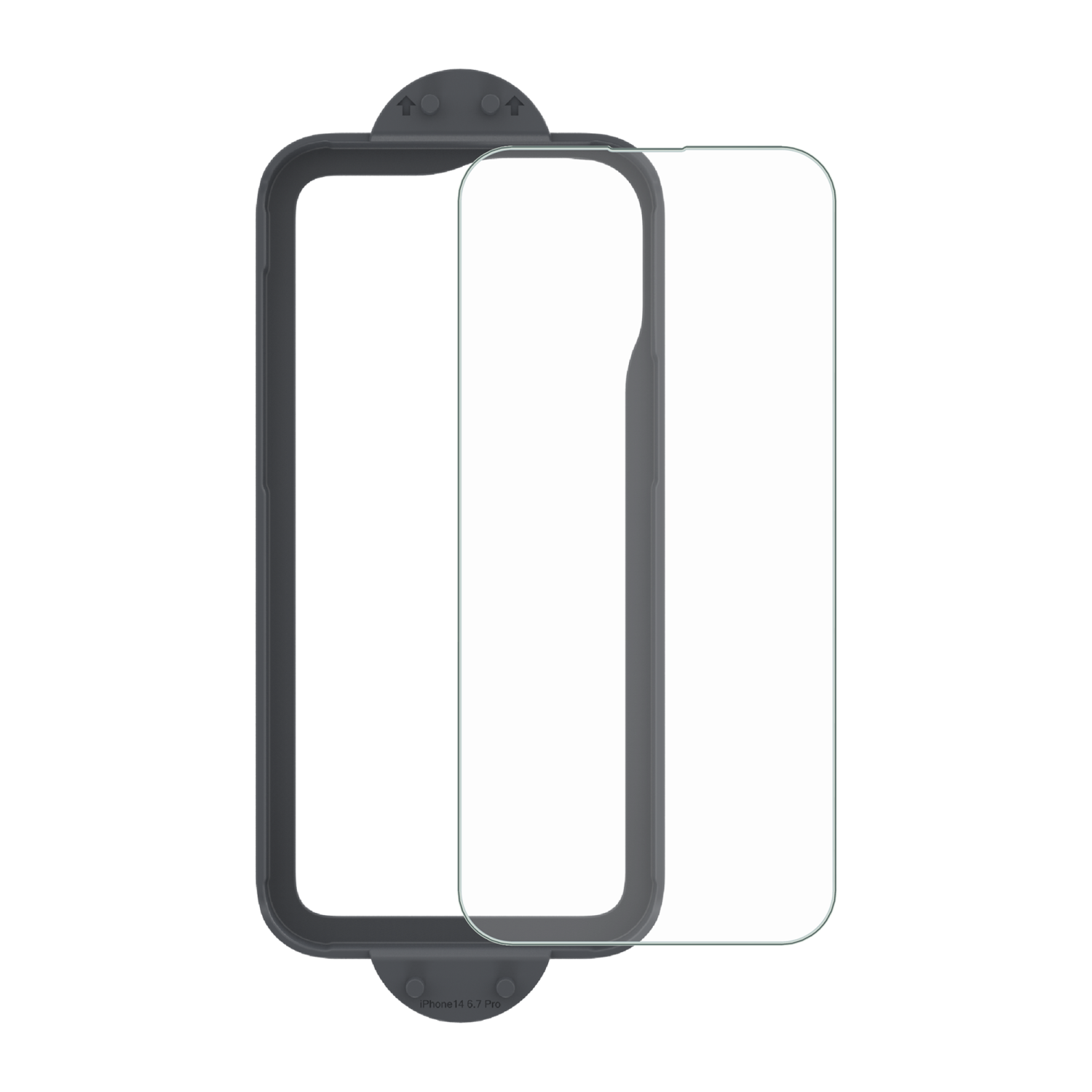 AXS ARMORGlass Pro Screen Protector with installation tray for Apple iPhone 14 Pro
