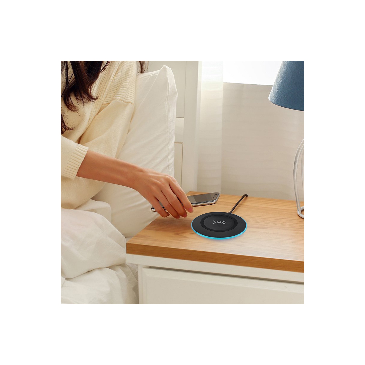 Ultra Slim Wireless Charger Qi Enabled Compatible with Android and IOS with Hi Quality Charger fir iPhone, Samsung, Google and more - FREE SHIPPING