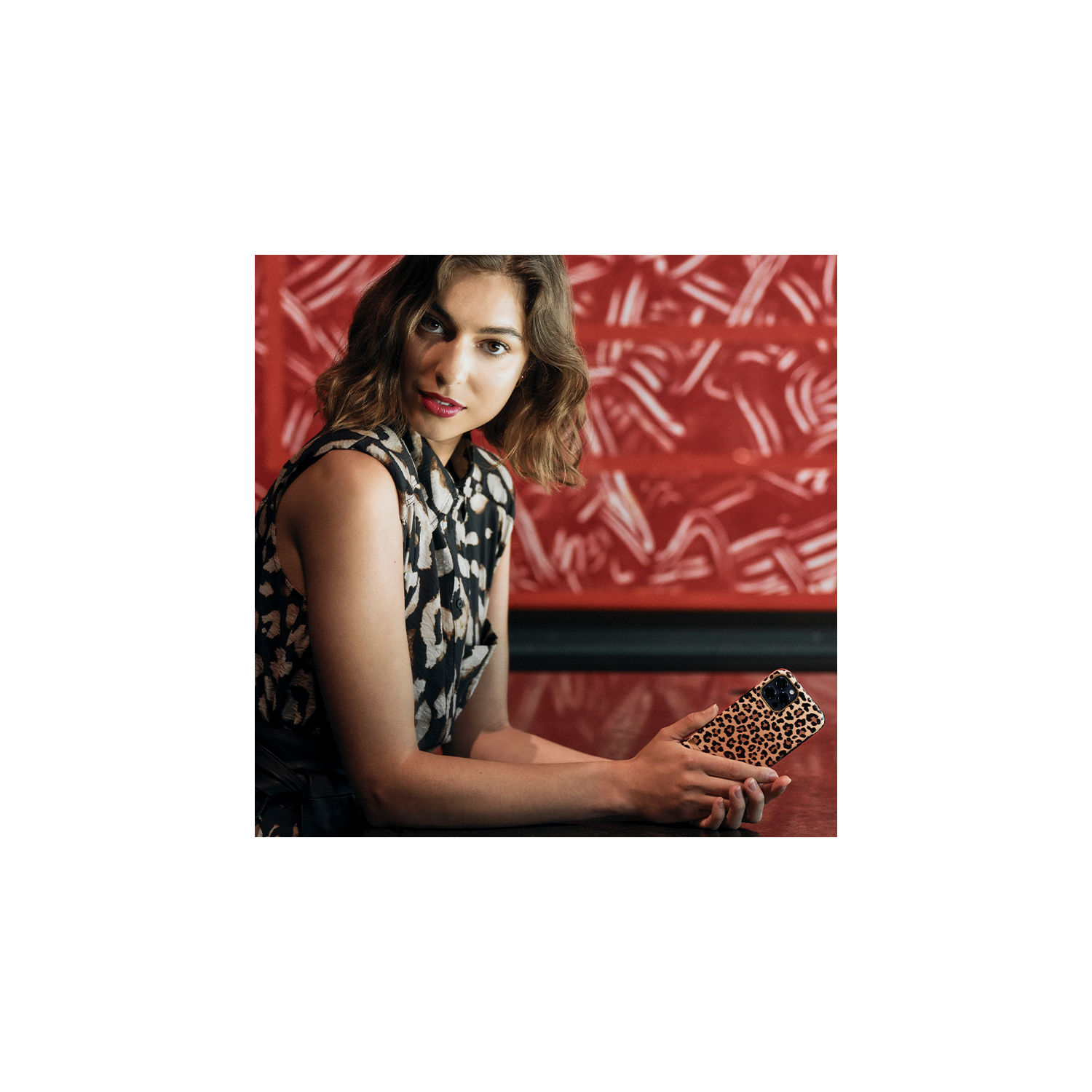 iPhone Case Soft Leopard Spots