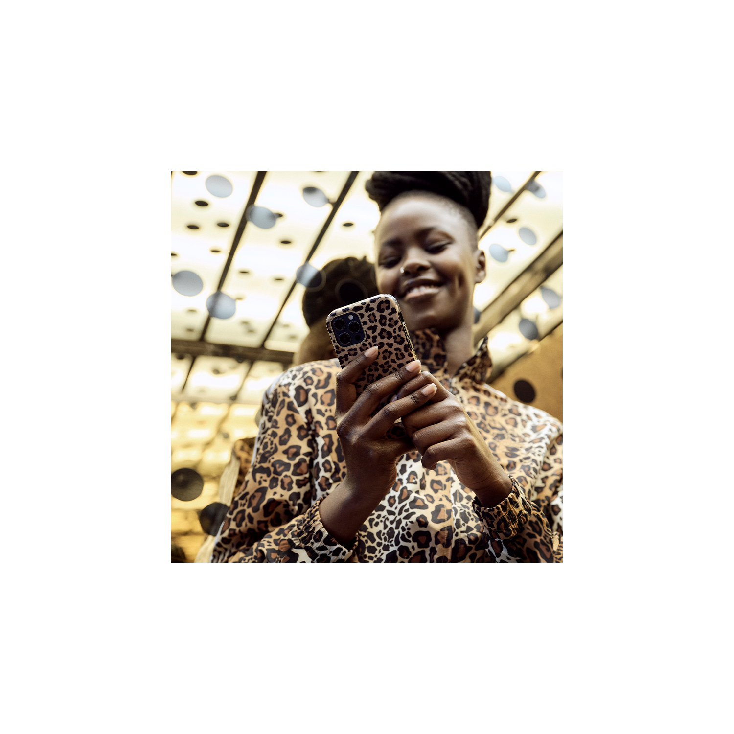 iPhone Case Soft Leopard Spots