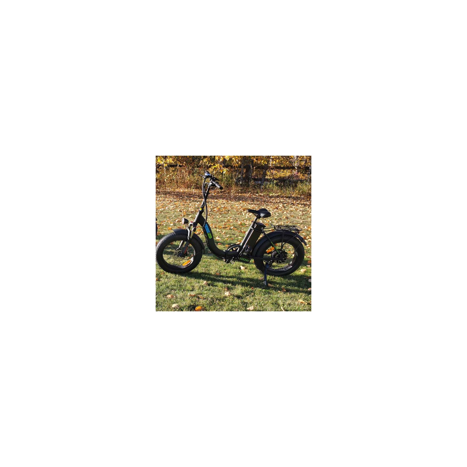 EM-StepThru eBike - This Compact Long-Range e-Bike with Low Impact Fat Tires Makes Every Ride Effortless and Fun! Includes Industry Leading