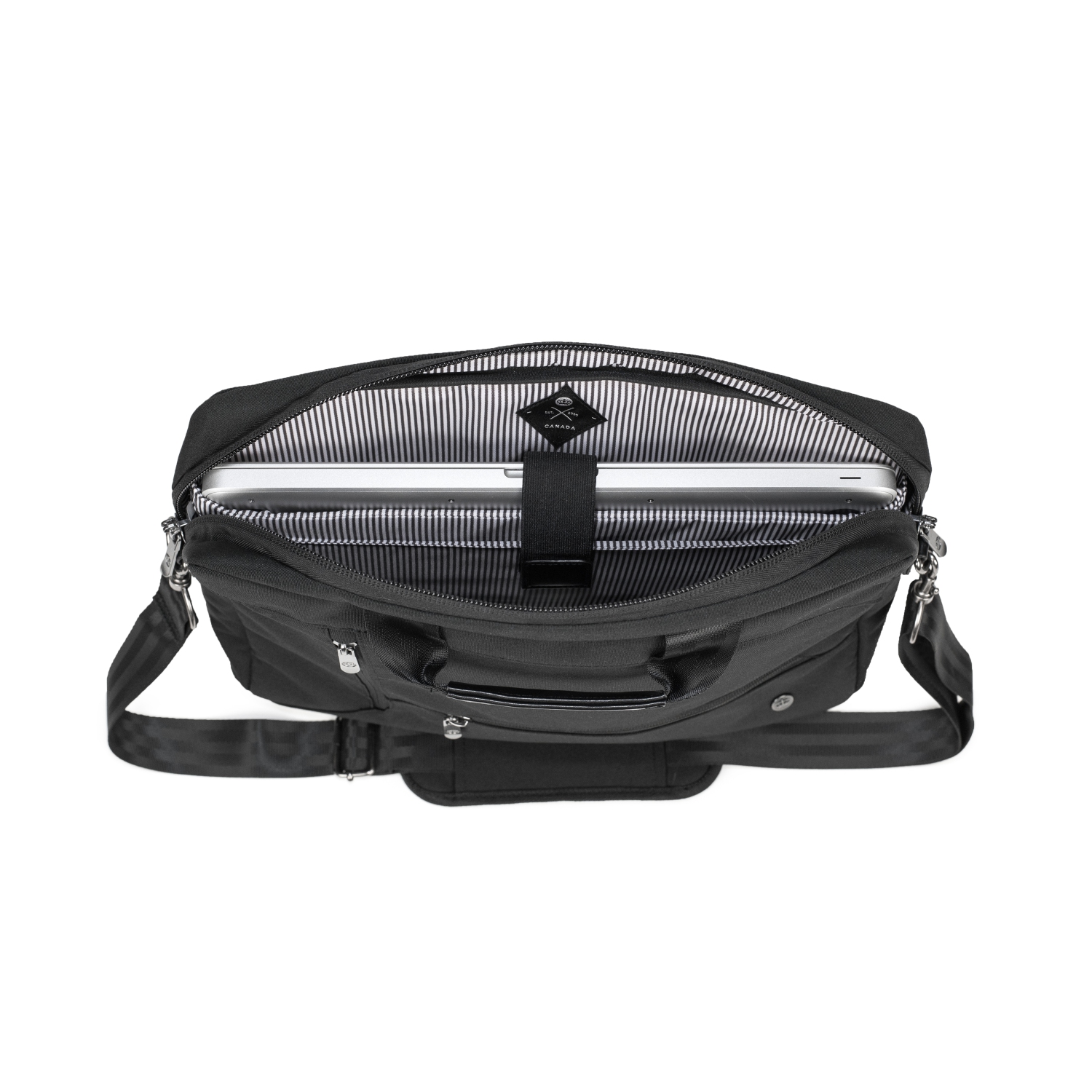 Sac griffÃ© Annex de PKG pour portable de 16 po - Noir