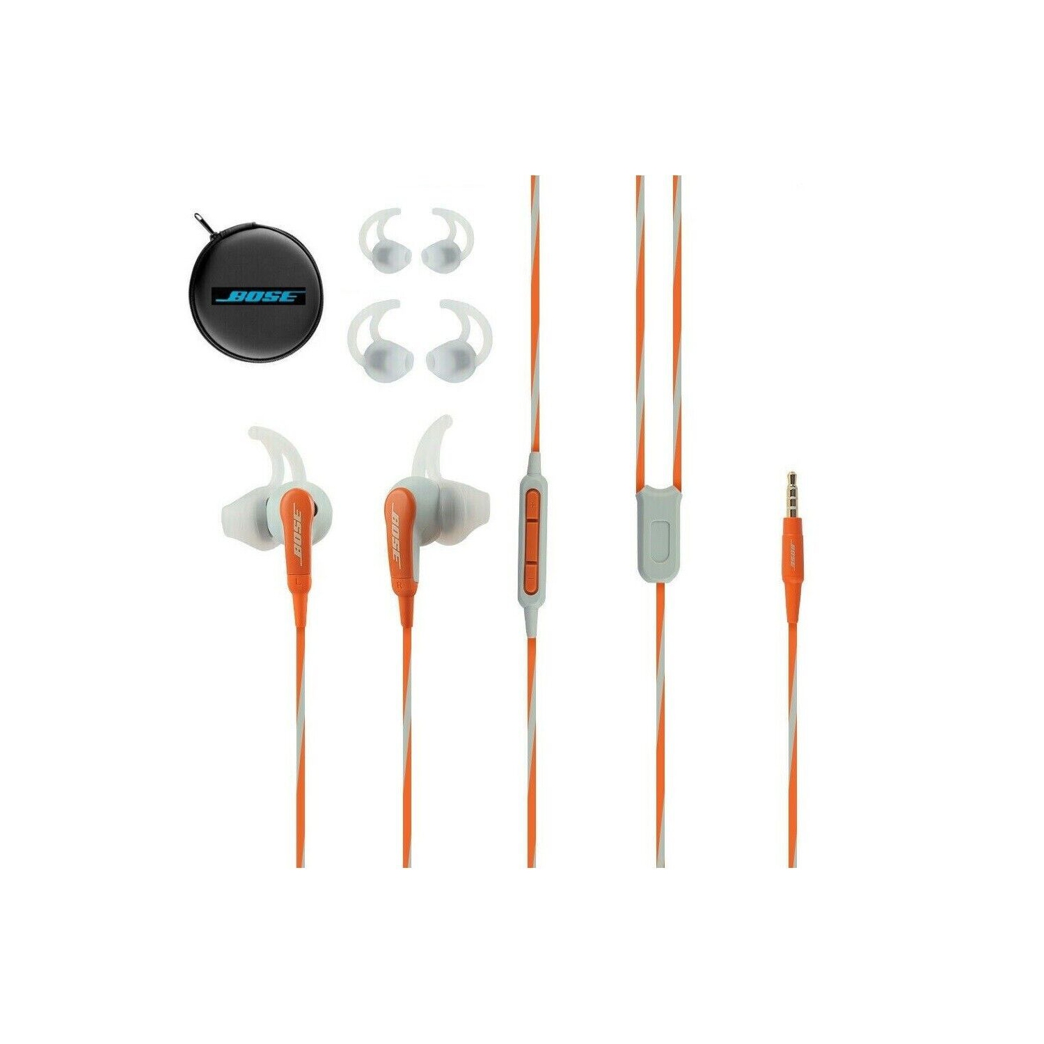 Refurbished Bose SoundSport In-Ear Headphones for Apple, IOS - ORANGE