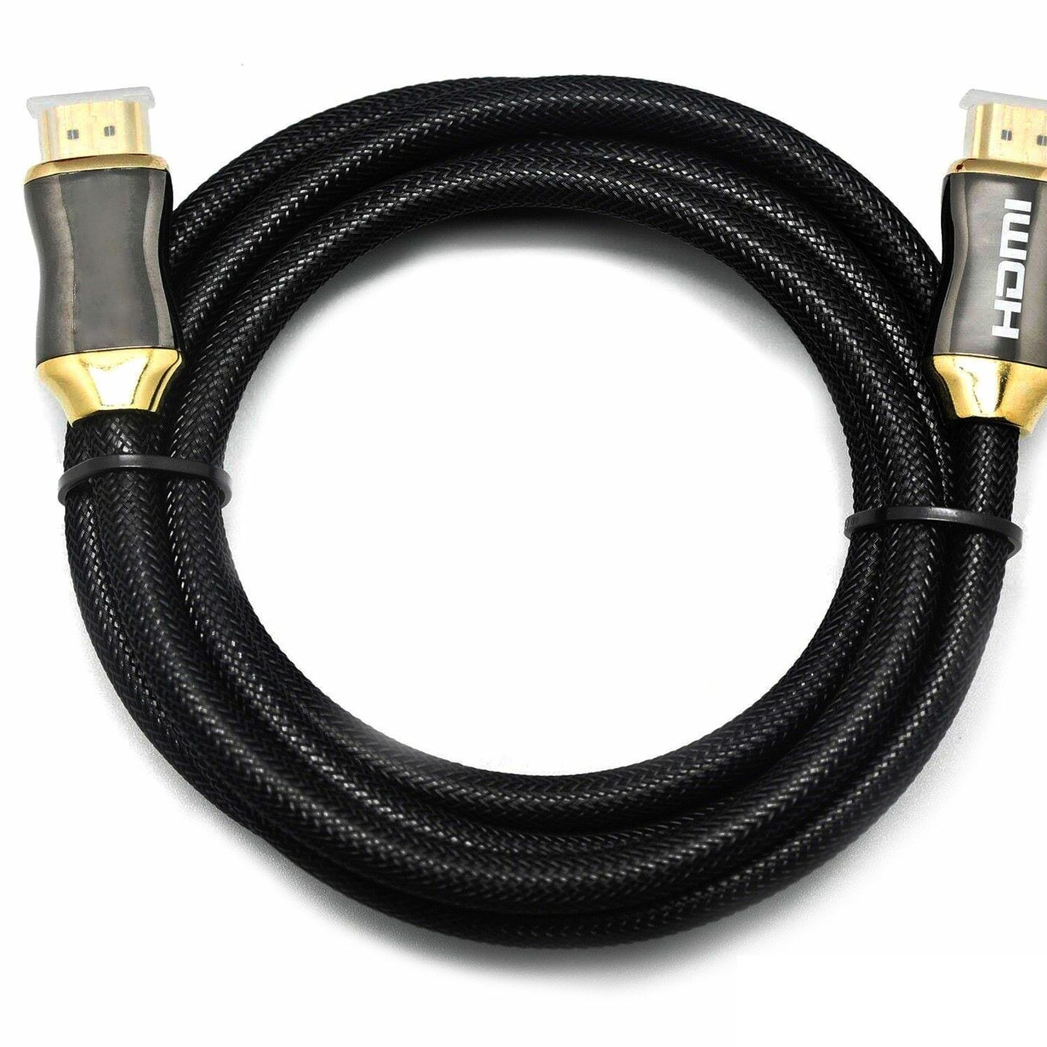 Câble HDMI plaqué or pour un transfert de signal optimal et une qualité audio et vidéo supérieure avec ce câble HDMI plaqué or 2,0