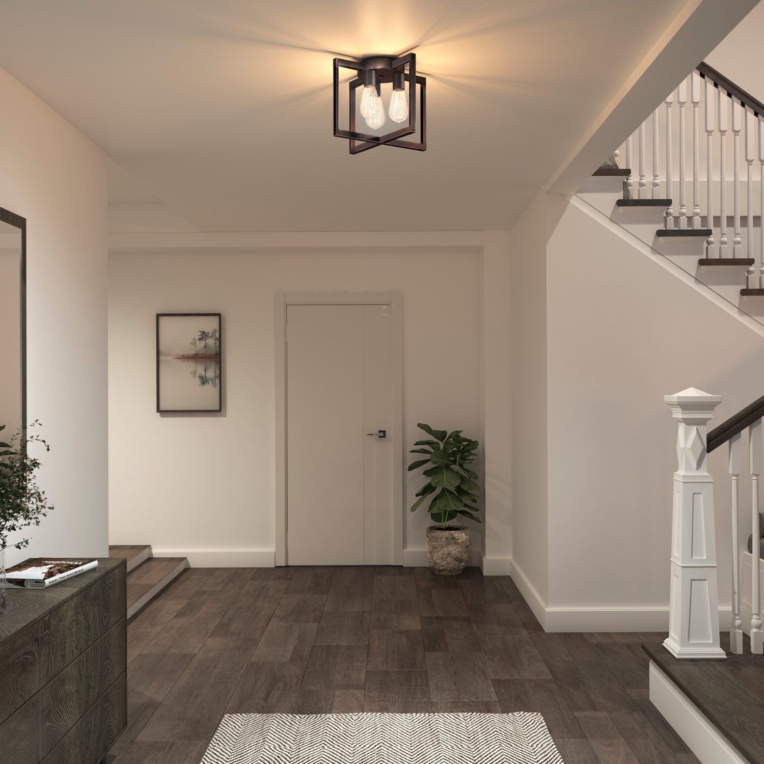 Yale – Luminaire encastré moderne, bronze