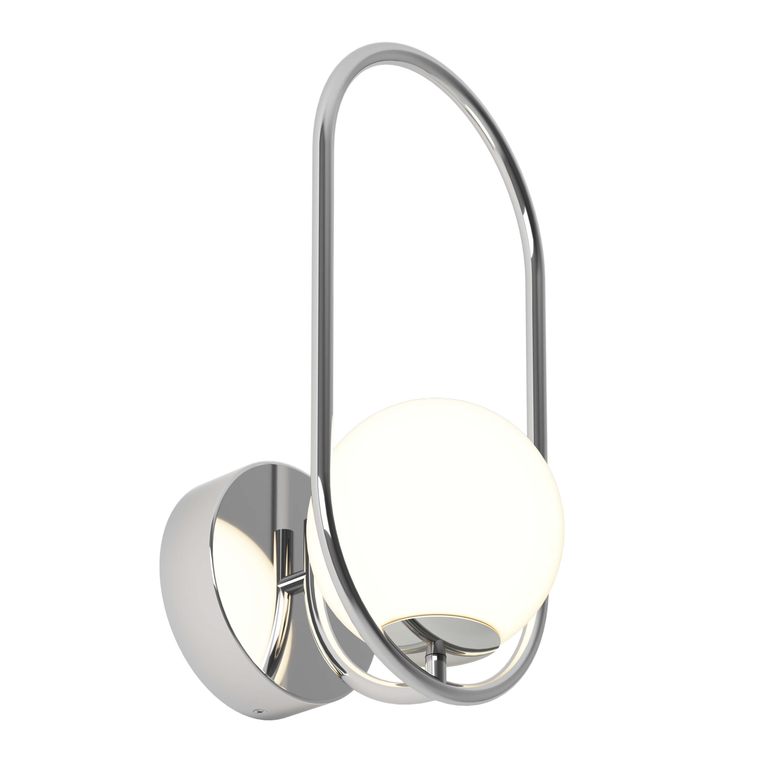 Bloom Contemporary Sconce Light, Chrome