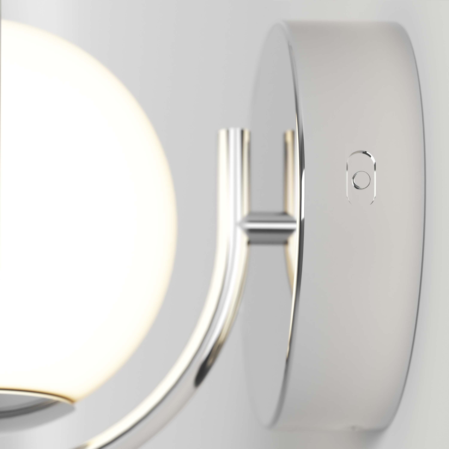 Bloom Contemporary Sconce Light, Chrome