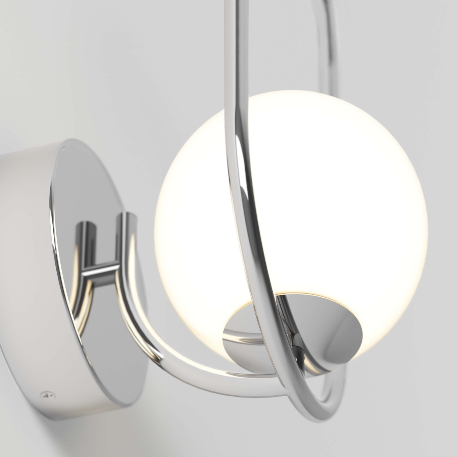 Bloom Contemporary Sconce Light, Chrome