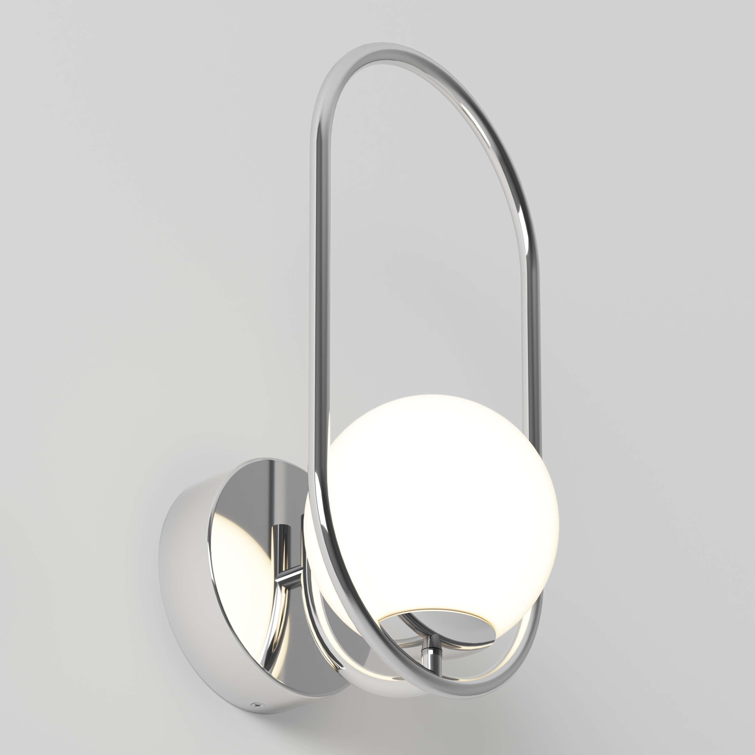 Bloom Contemporary Sconce Light, Chrome