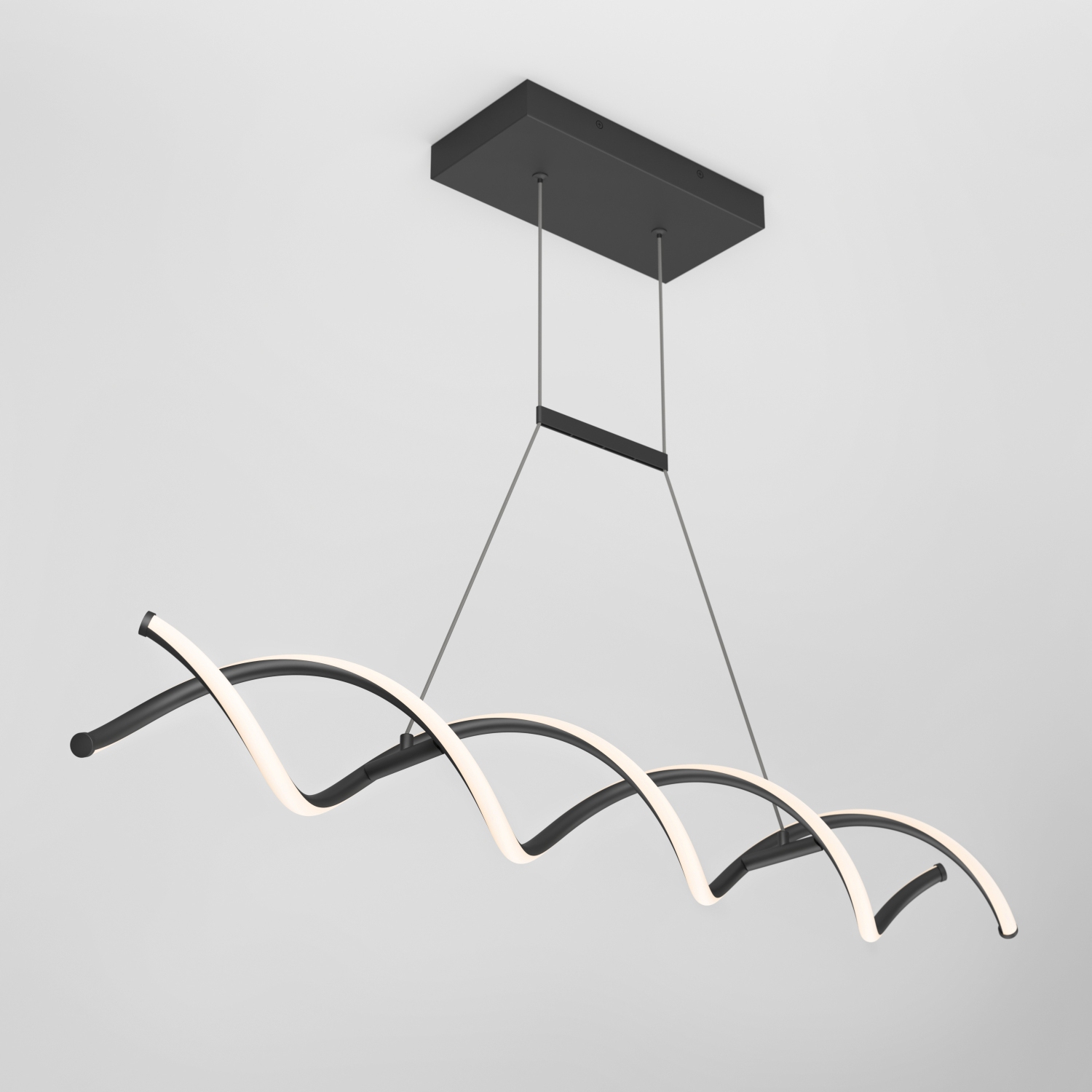 DNA Modern Pendant Light Fixture, Black