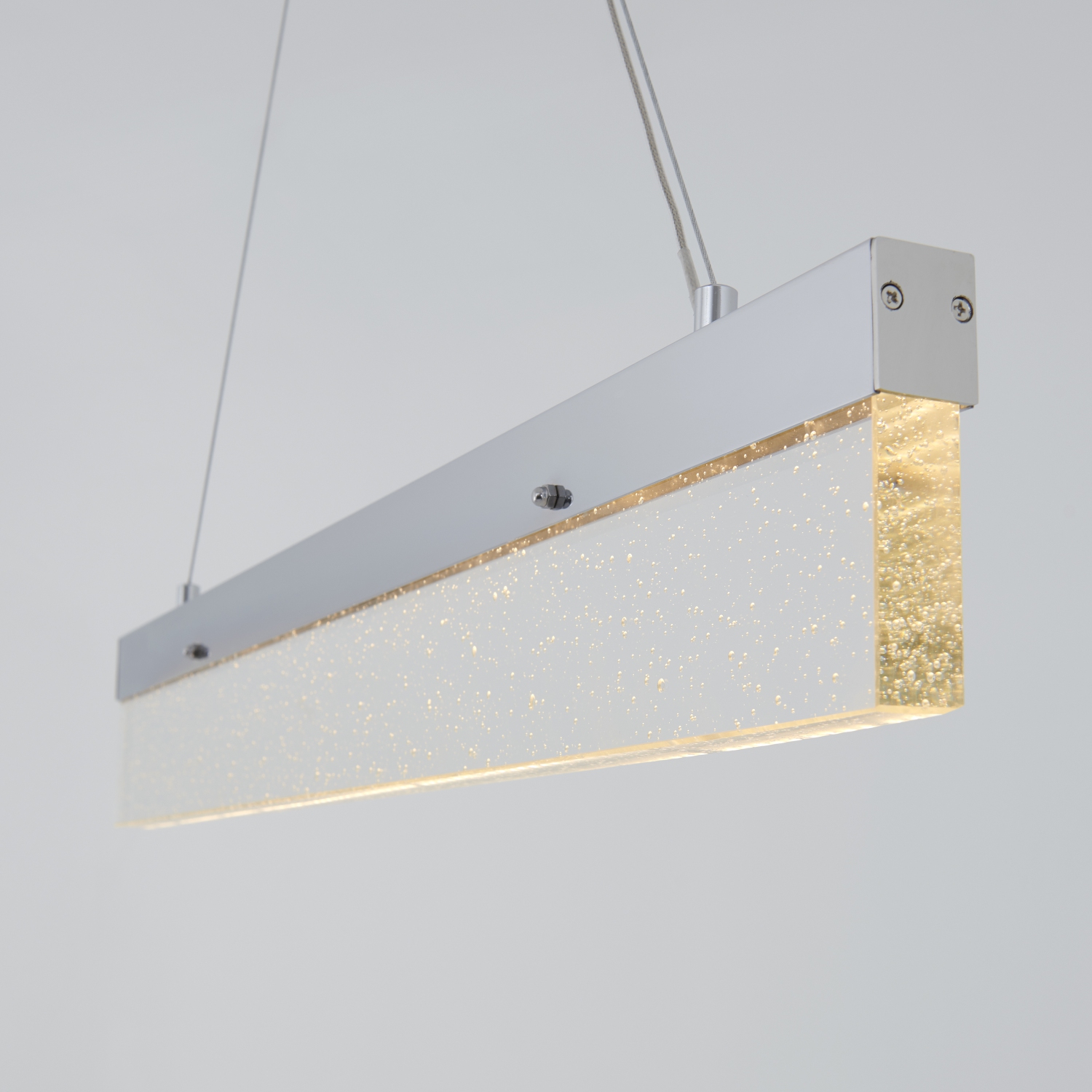 Luminaire suspendu moderne Essence Bar, chrome