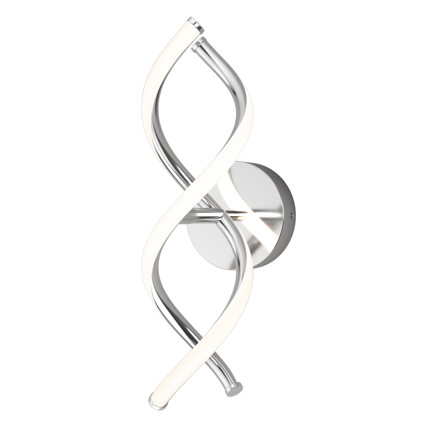 Dna Modern Sconce Light, Chrome