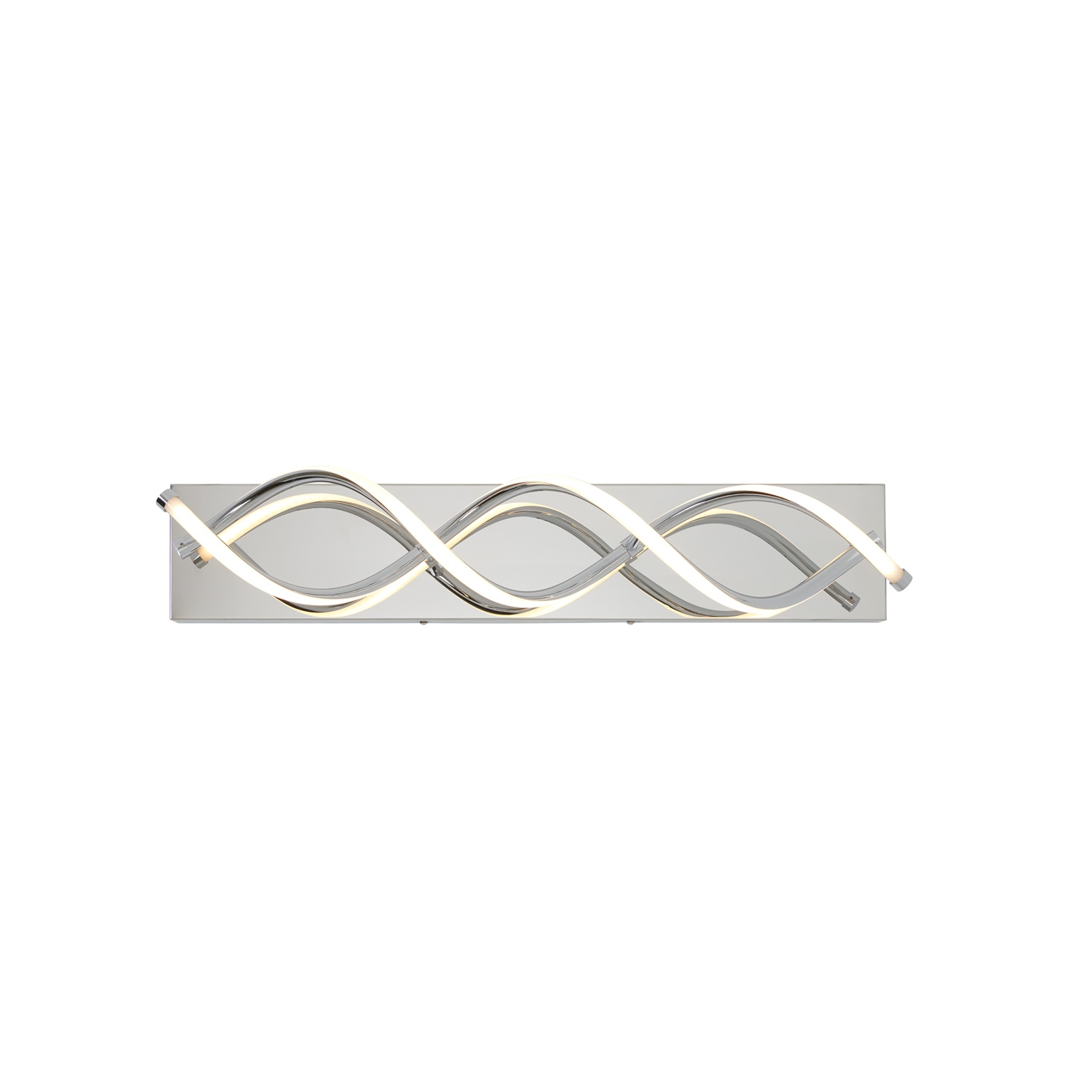 DNA Modern Vanity Light, Chrome