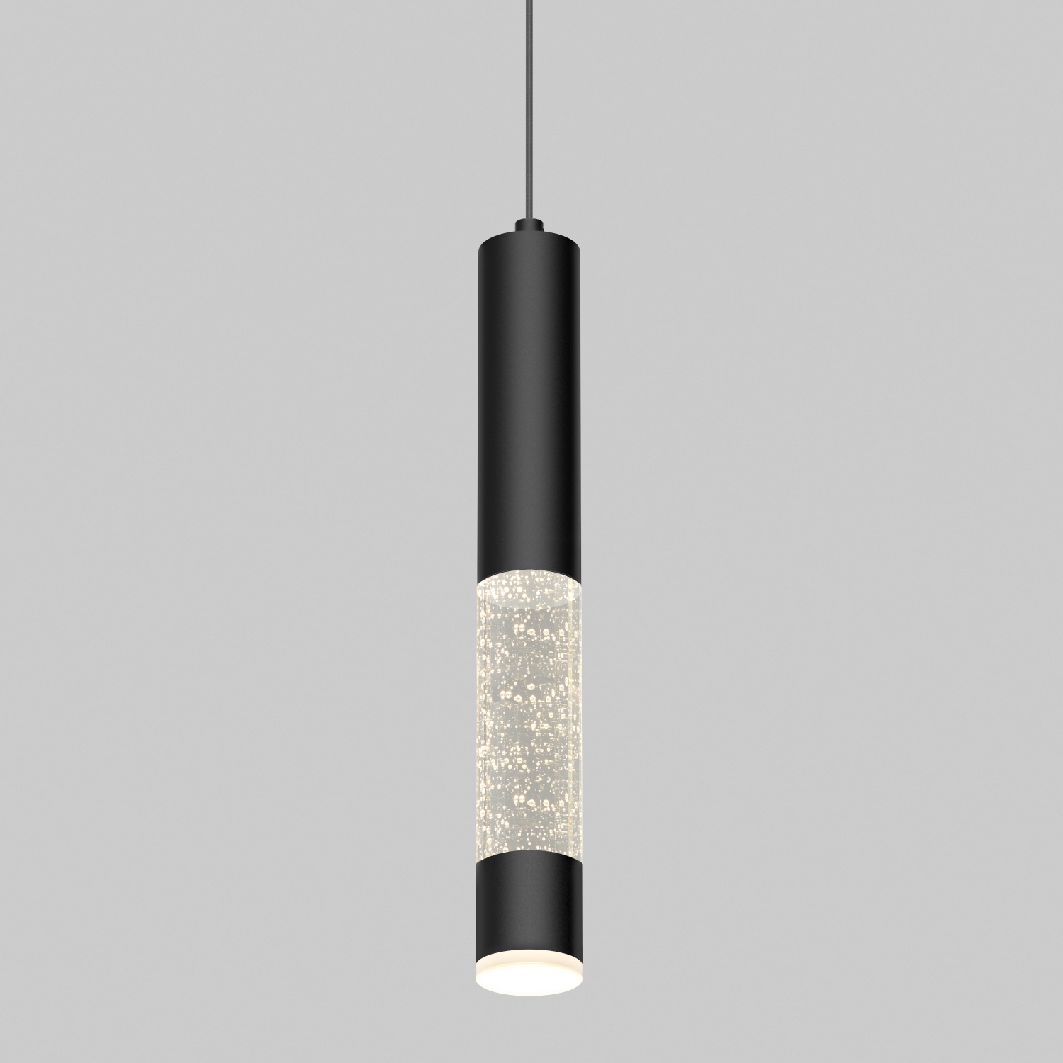 Mist Modern Pendant Light Fixture, Black