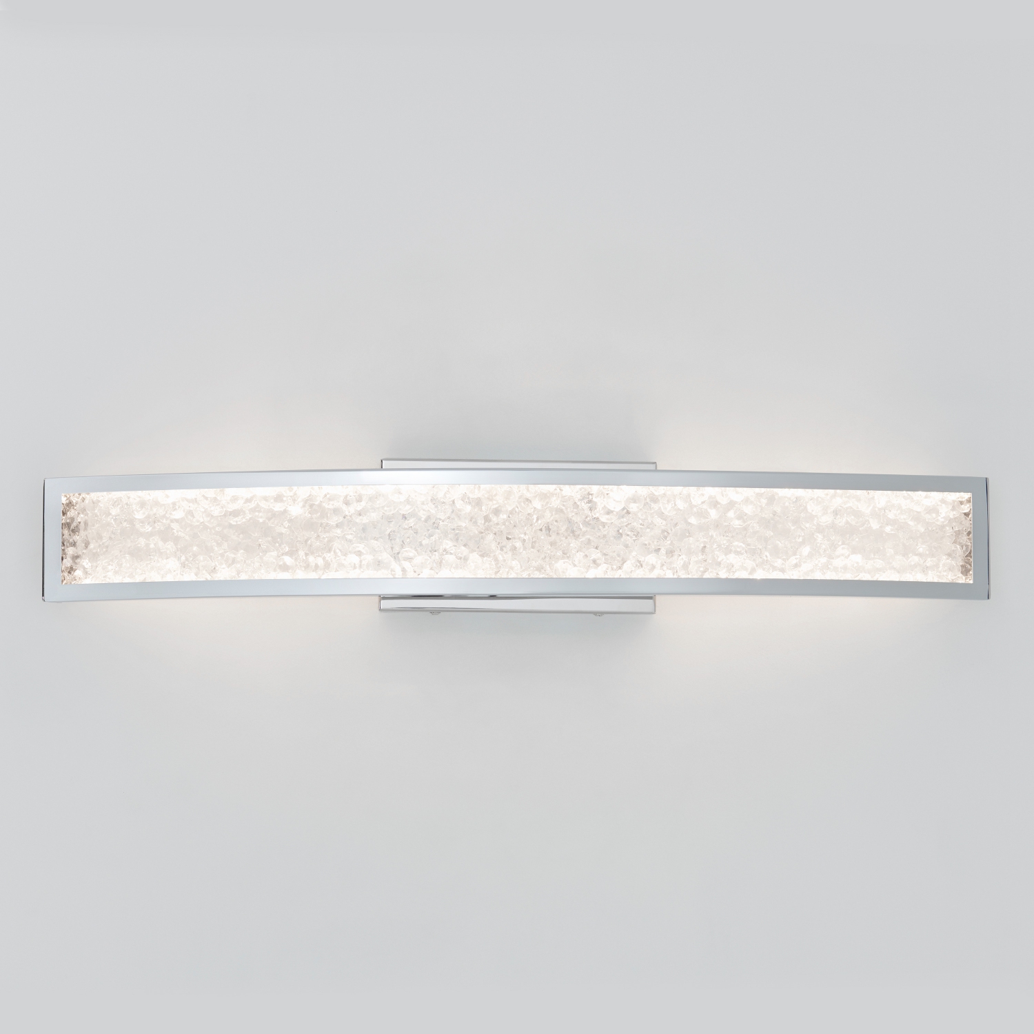 Glitter Modern Vanity Light, Chrome