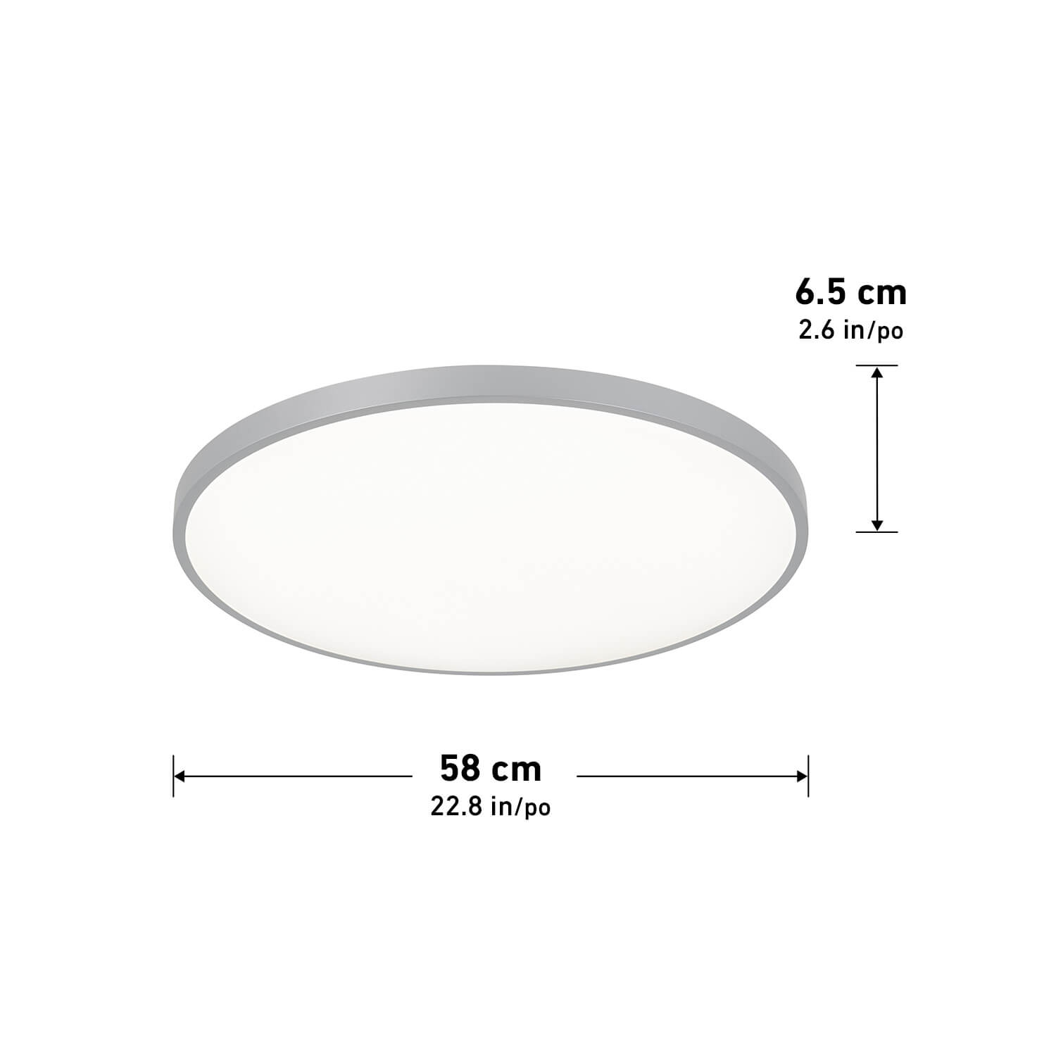 Jupiter Modern Flush Mount Ceiling Light Fixture, White